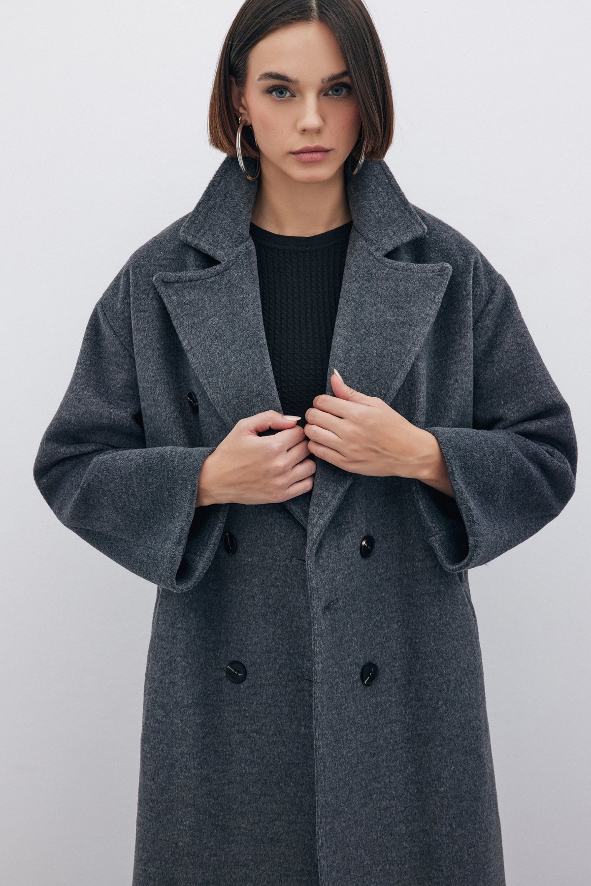 Kruvaze Uzun Kaban - ANTRASİT