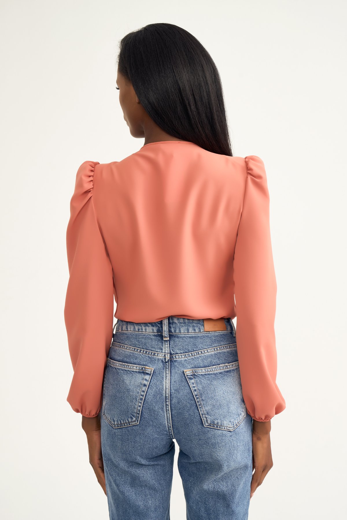 Kruvaze vatkalı bodysuit - TARÇIN