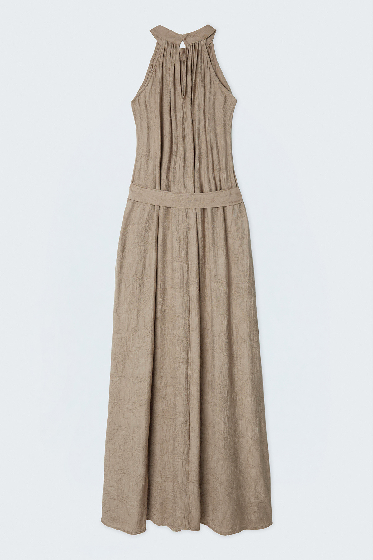 Belted Dress - Camel