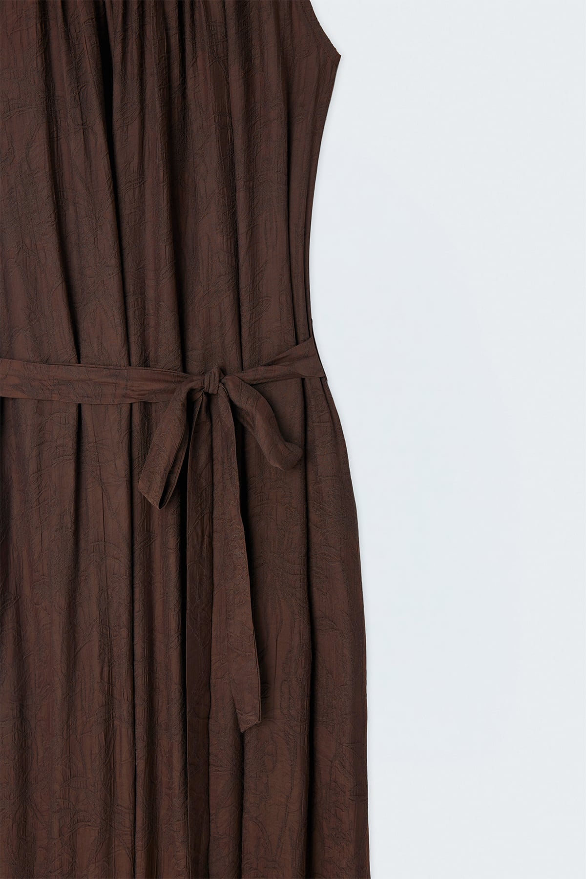 Belted Dress - Brown