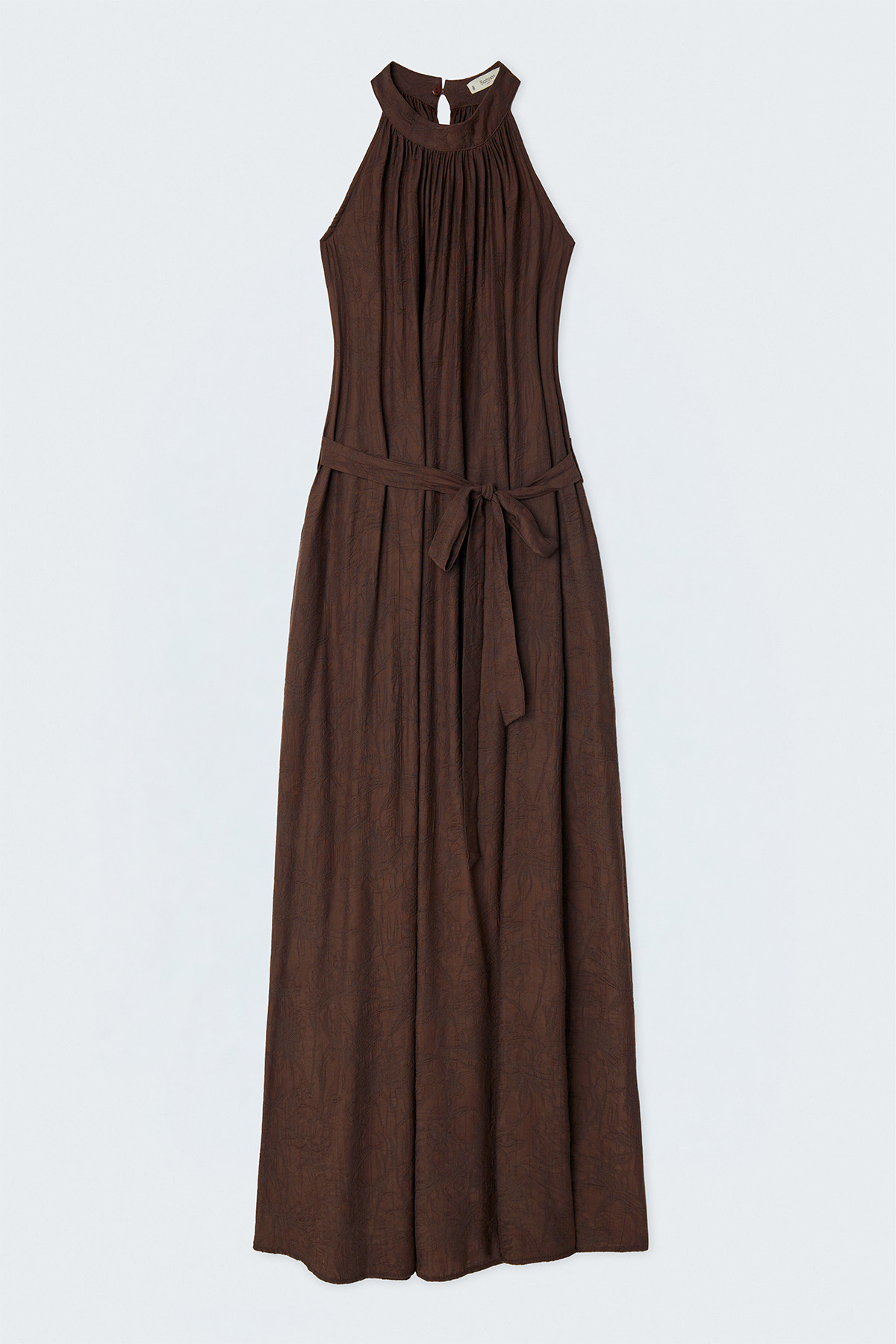Belted Dress - Brown