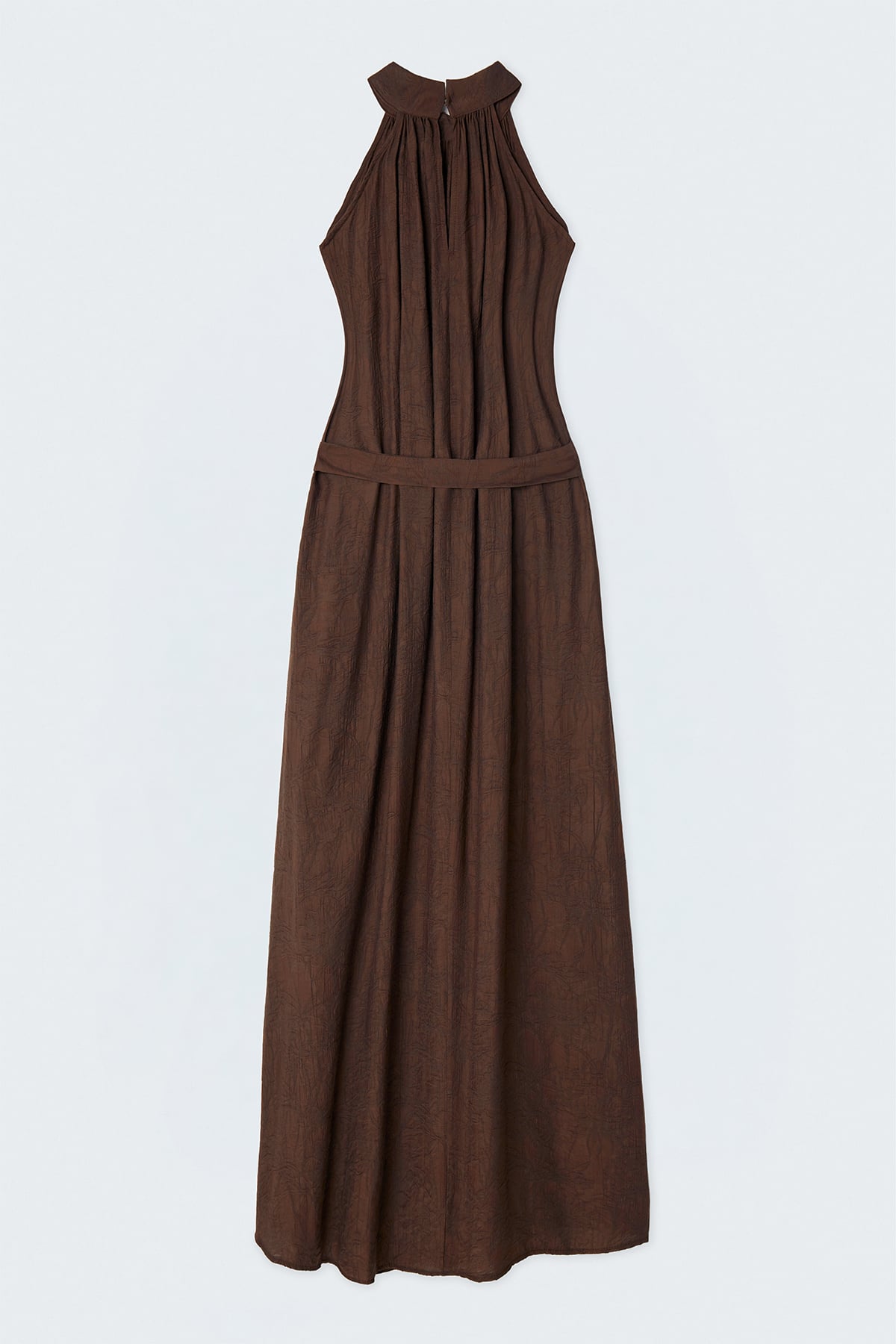 Belted Dress - Brown