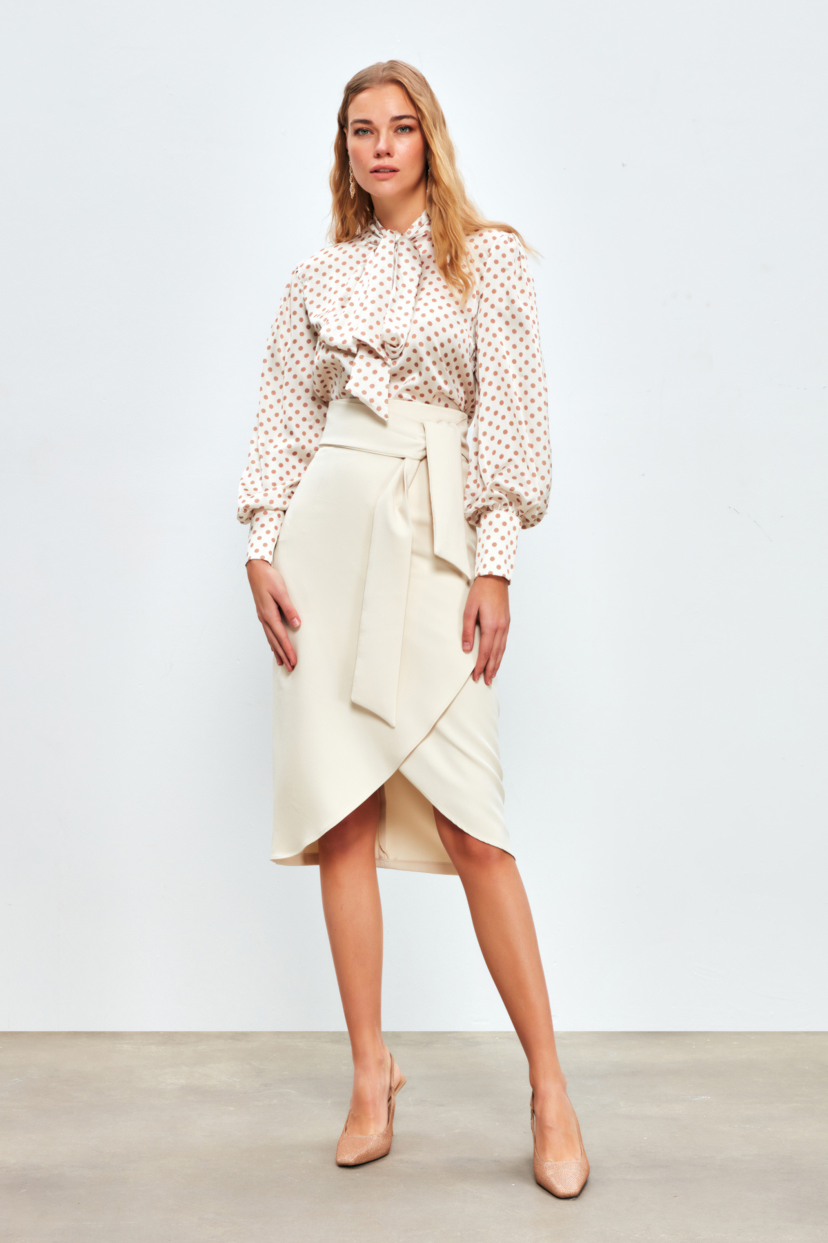 Kuşaklı Kalem Etek - TAŞ