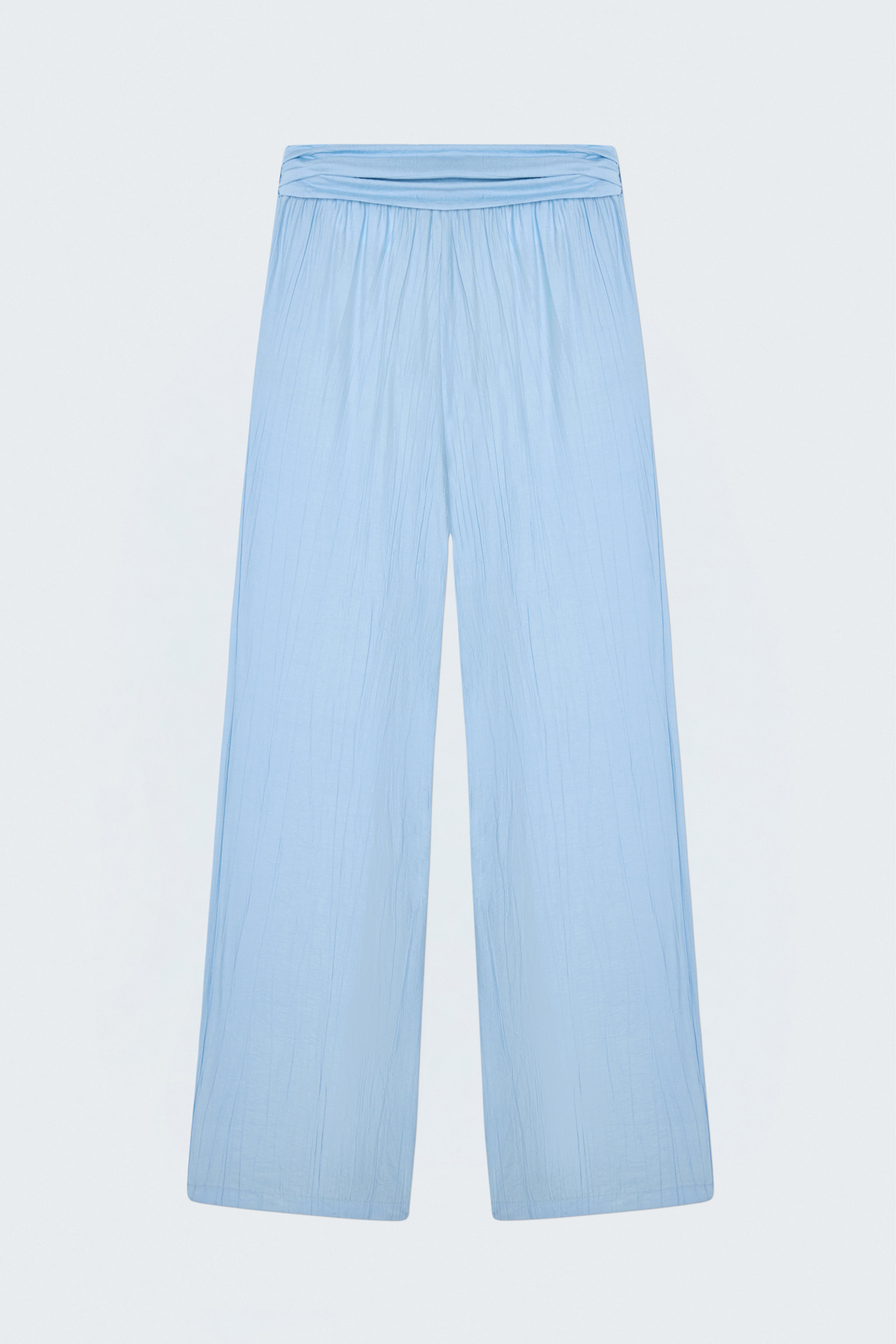 Belted Trousers - Bebe blue