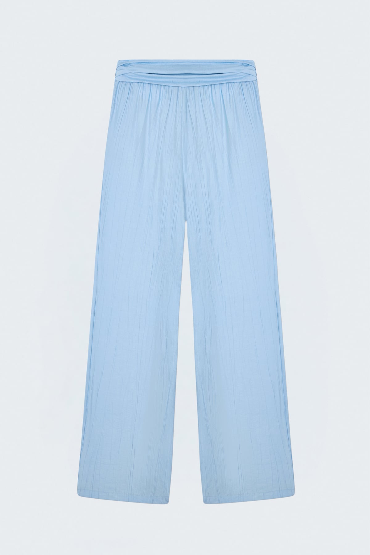 Belted Trousers - Bebe blue
