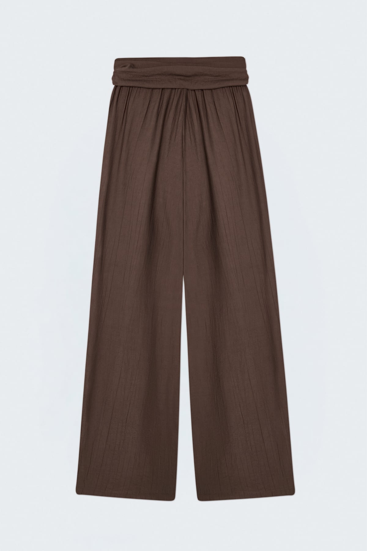 Belted Trousers - Brown
