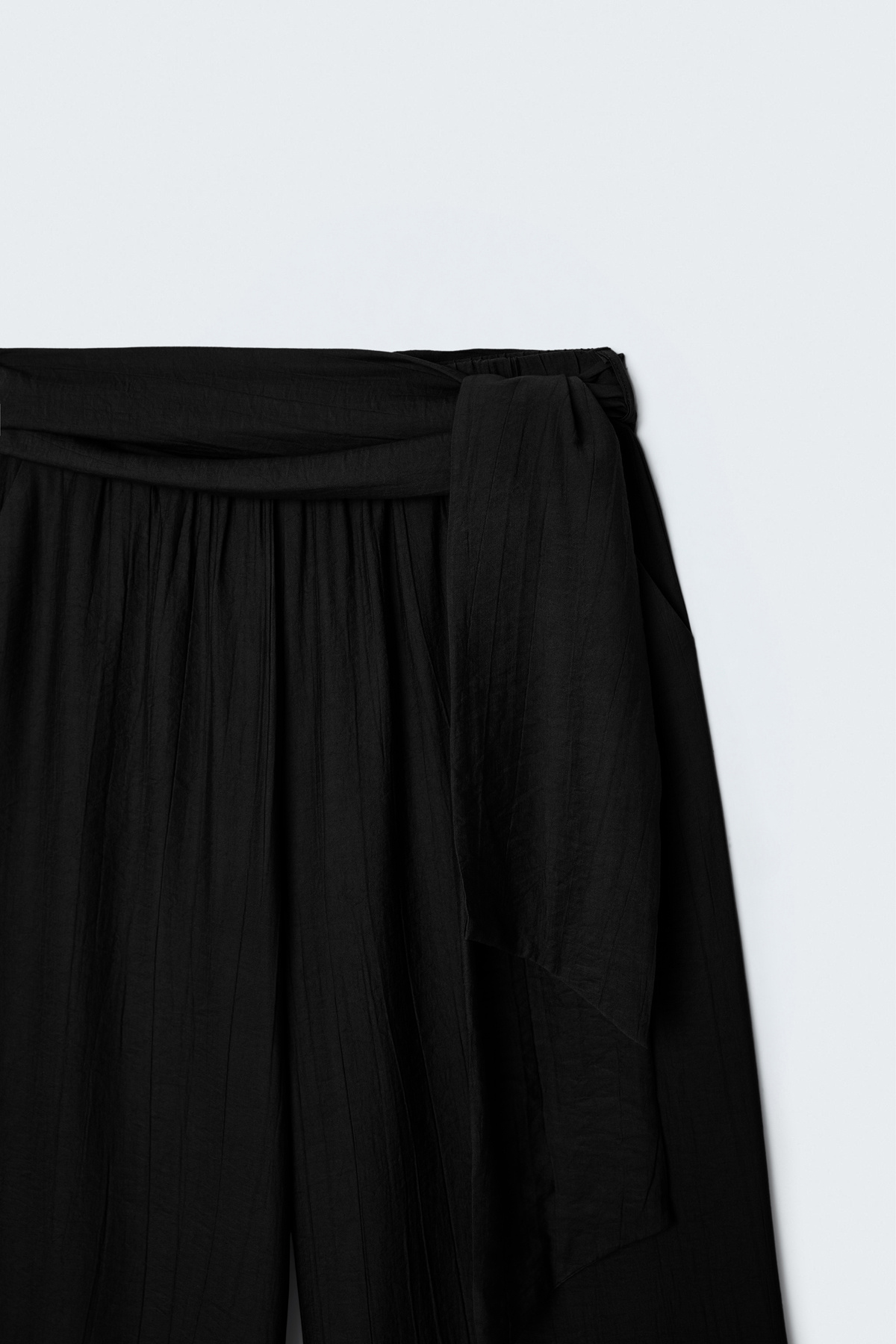 Belted Trousers - Black