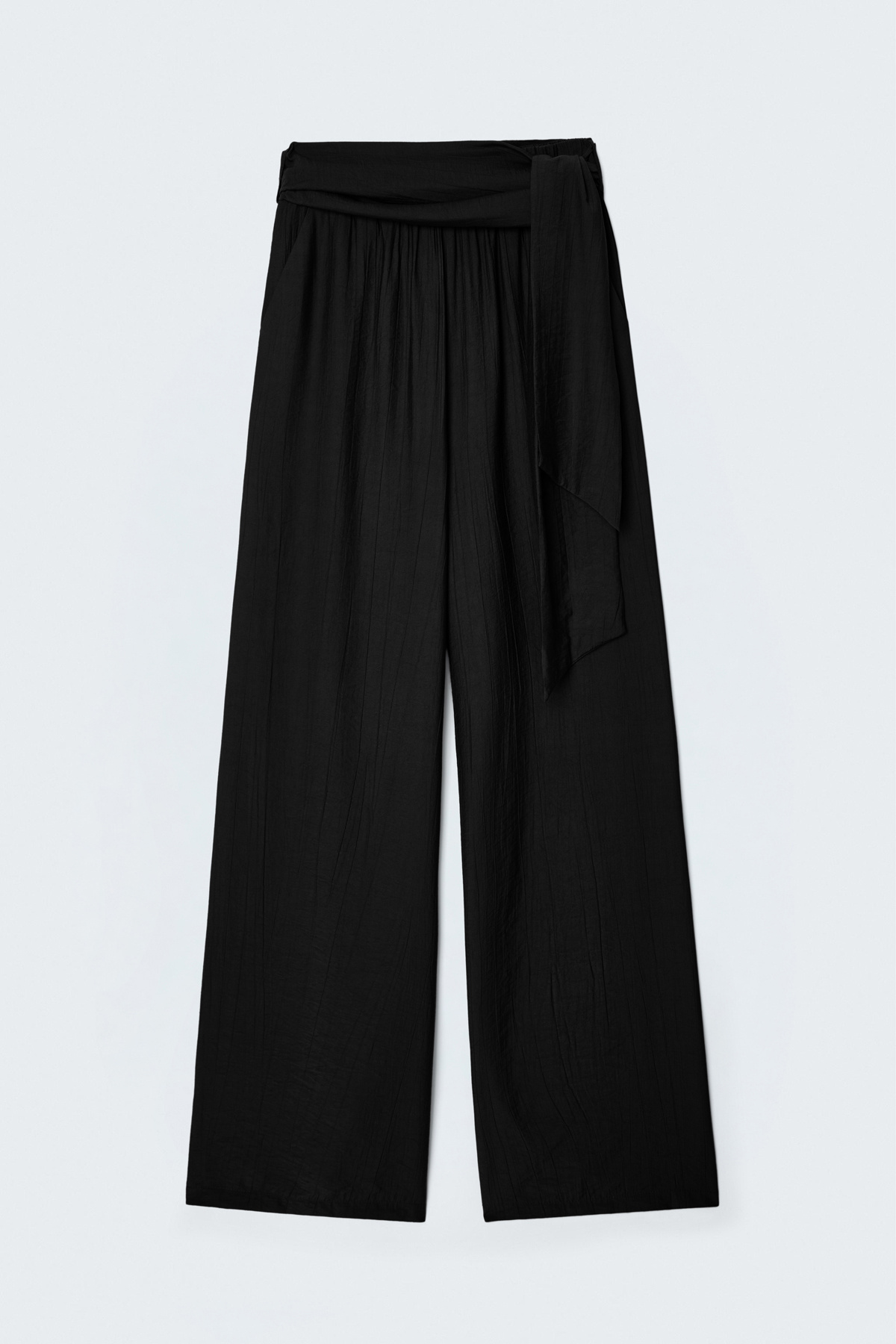 Belted Trousers - Black