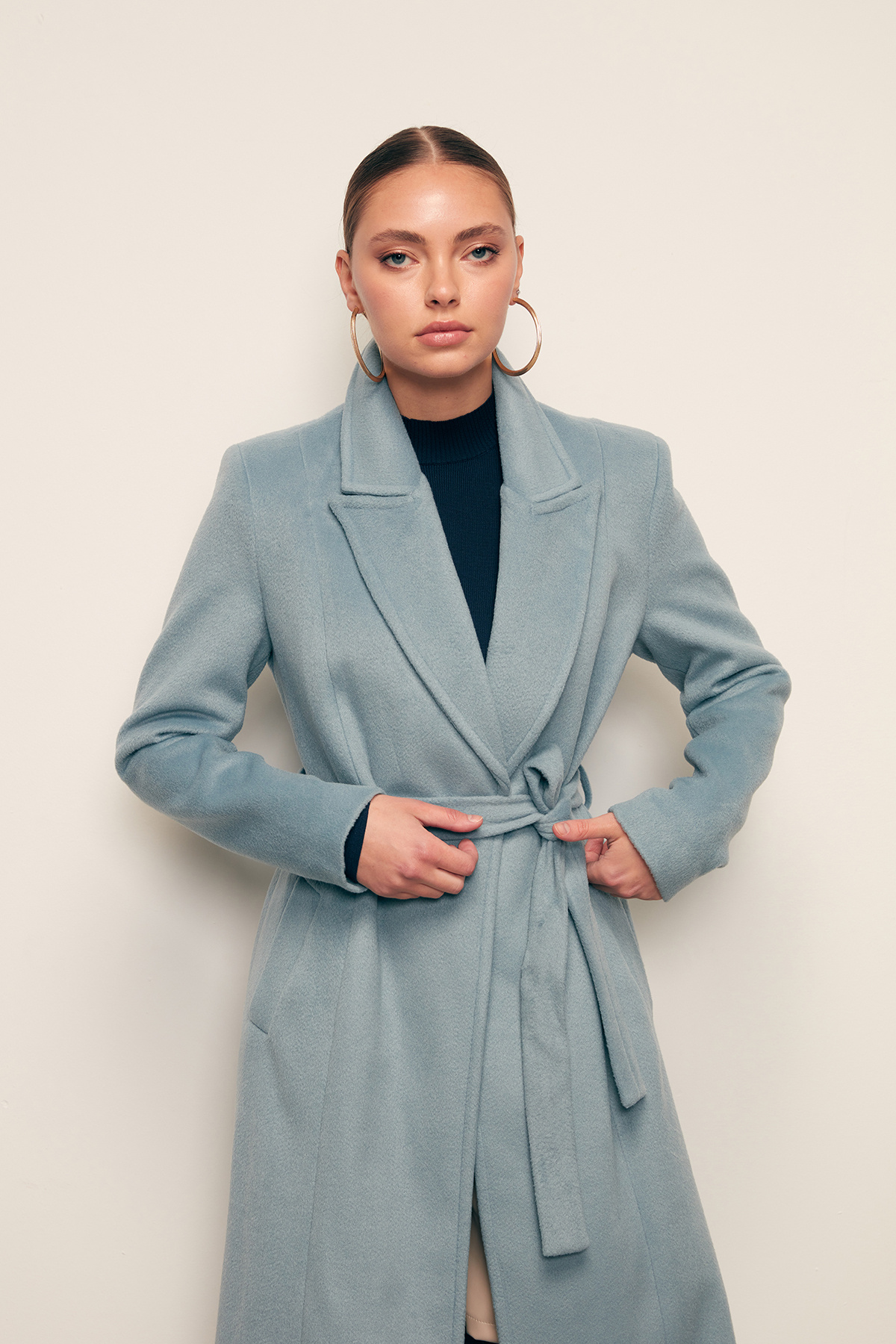 Kuşaklı Salaş Kaban - BEBE MAVİ