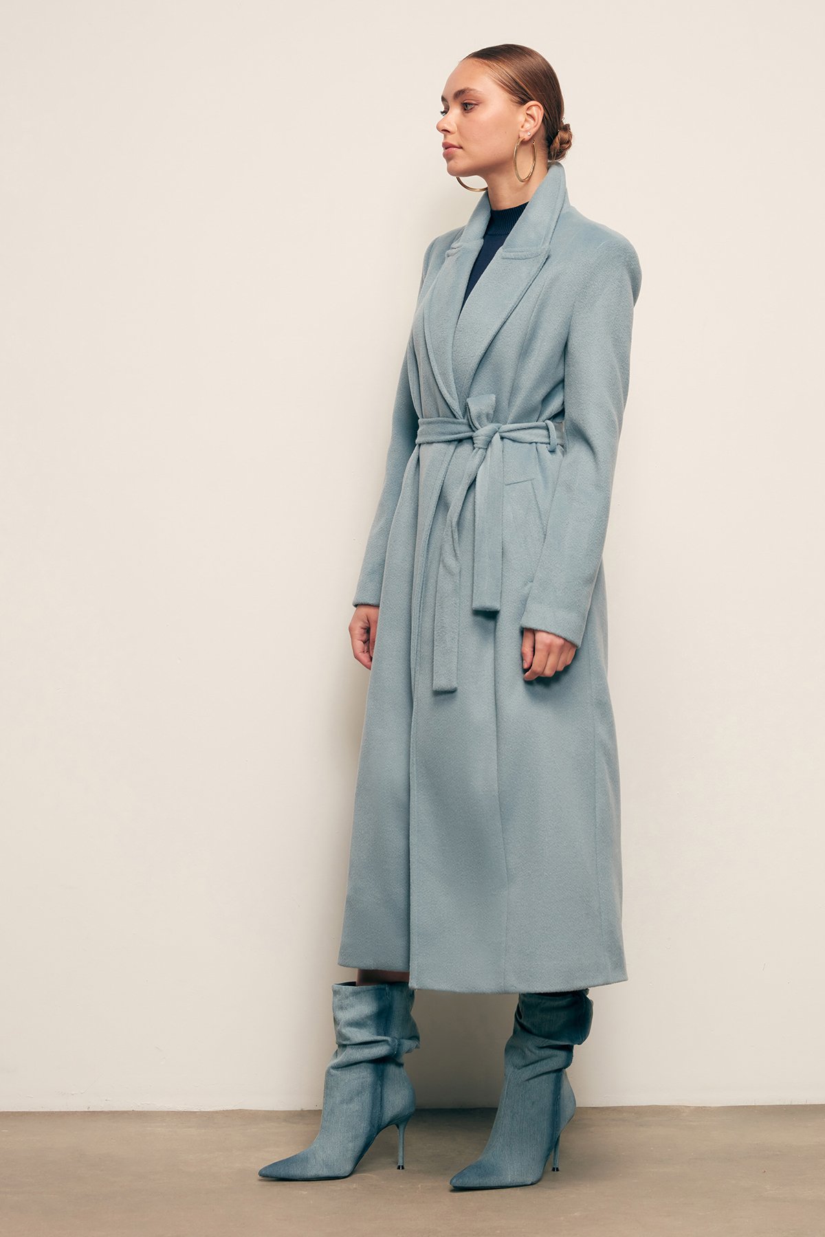 Kuşaklı Salaş Kaban - BEBE MAVİ