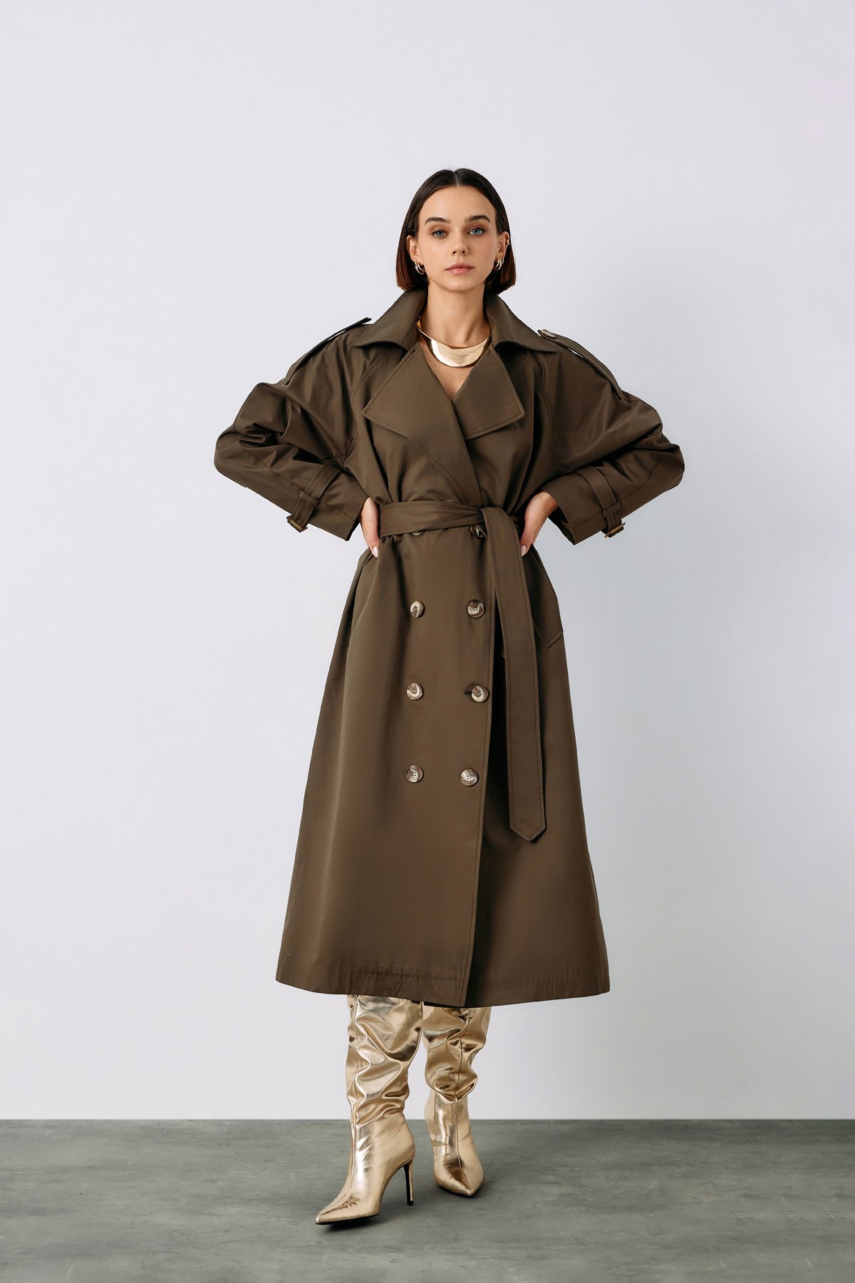 Kuşaklı Uzun Trenç - HAKİ