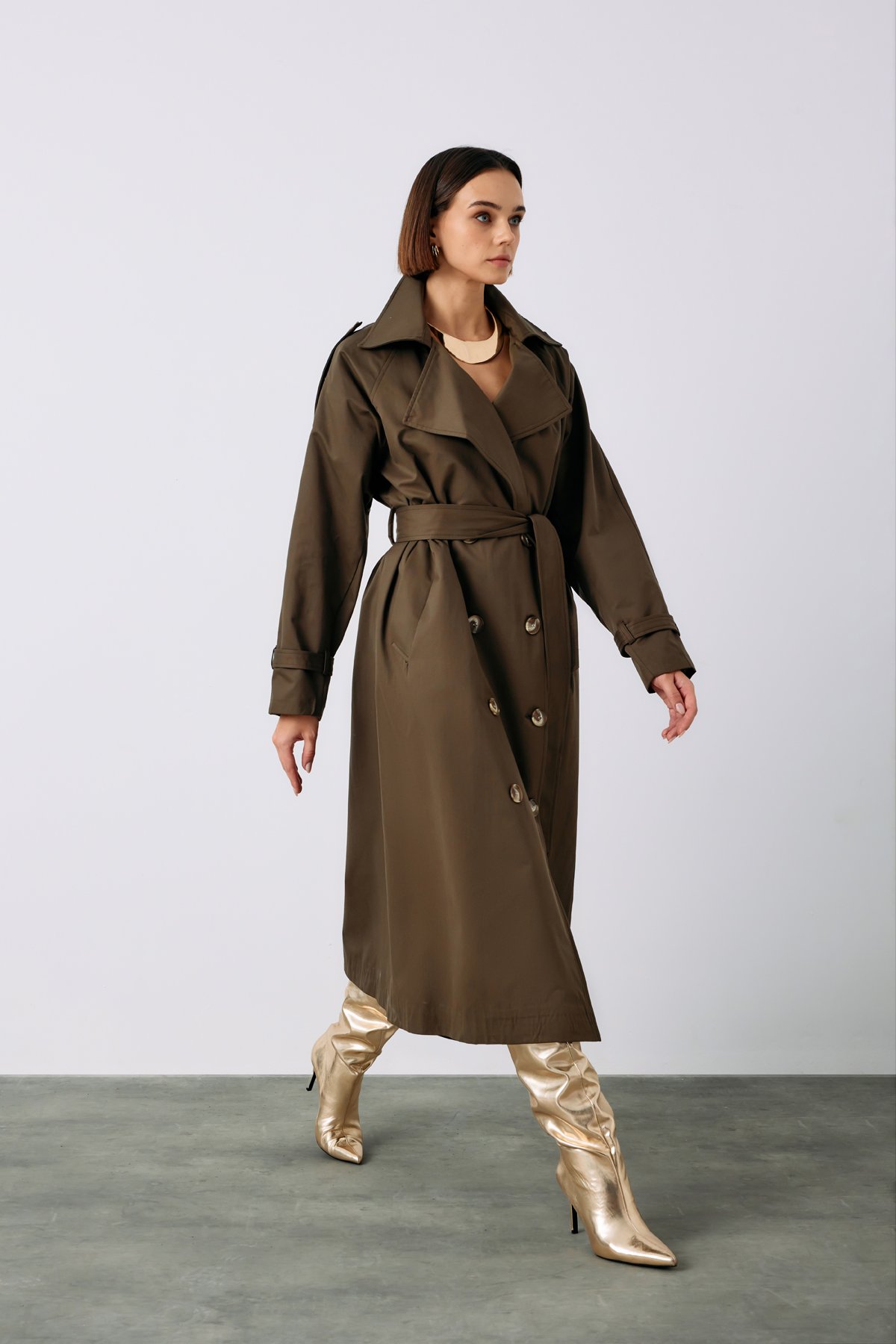 Kuşaklı Uzun Trenç - HAKİ