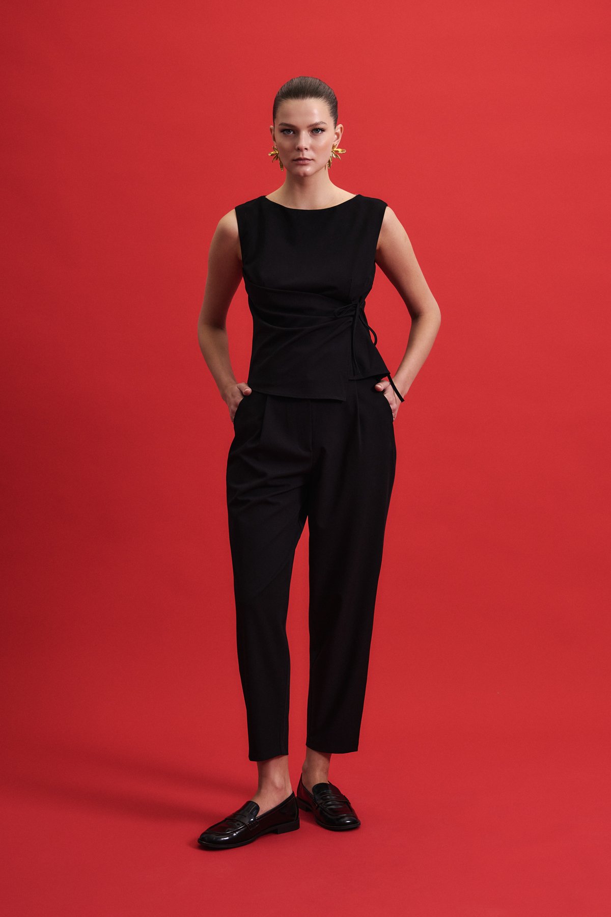 Lena Havuç Pantolon - Siyah