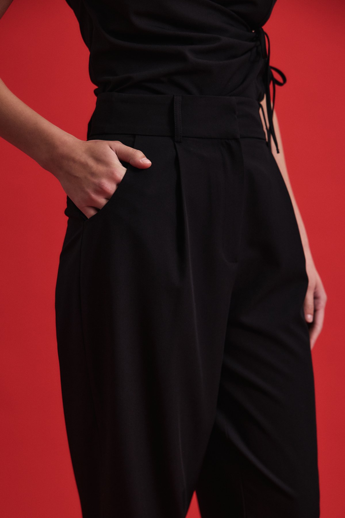 Lena Havuç Pantolon - Siyah