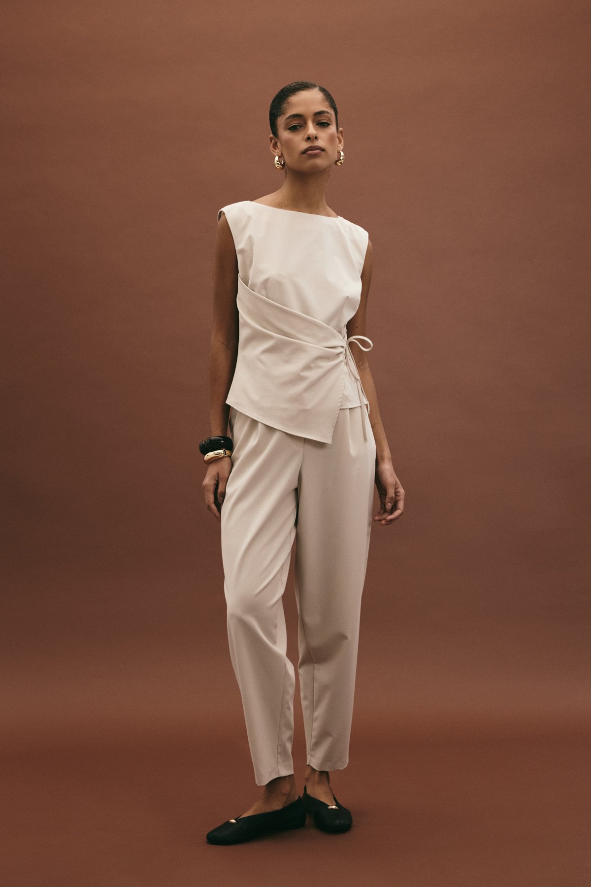 Lena Havuç Pantolon - Taş