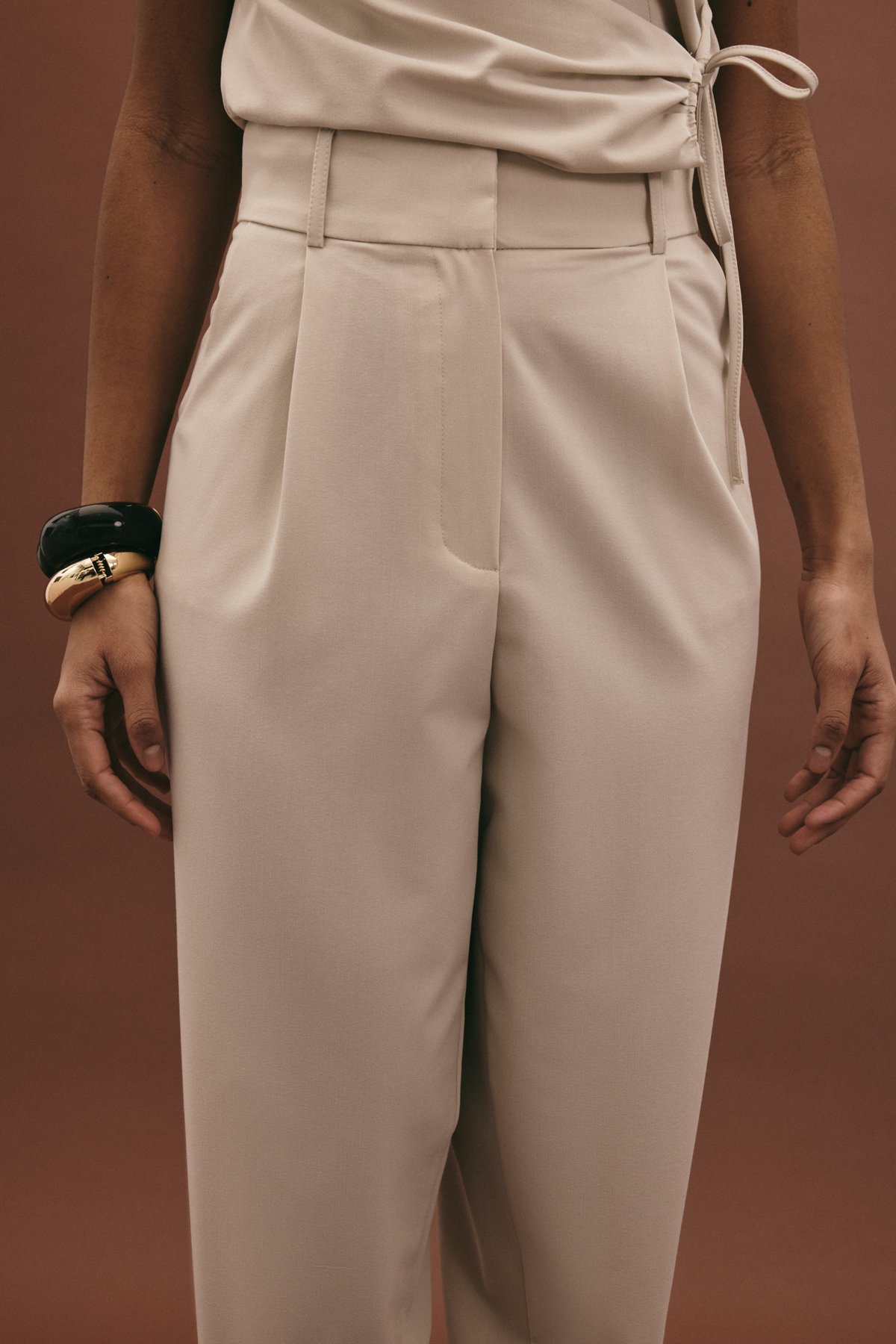 Lena Havuç Pantolon - Taş