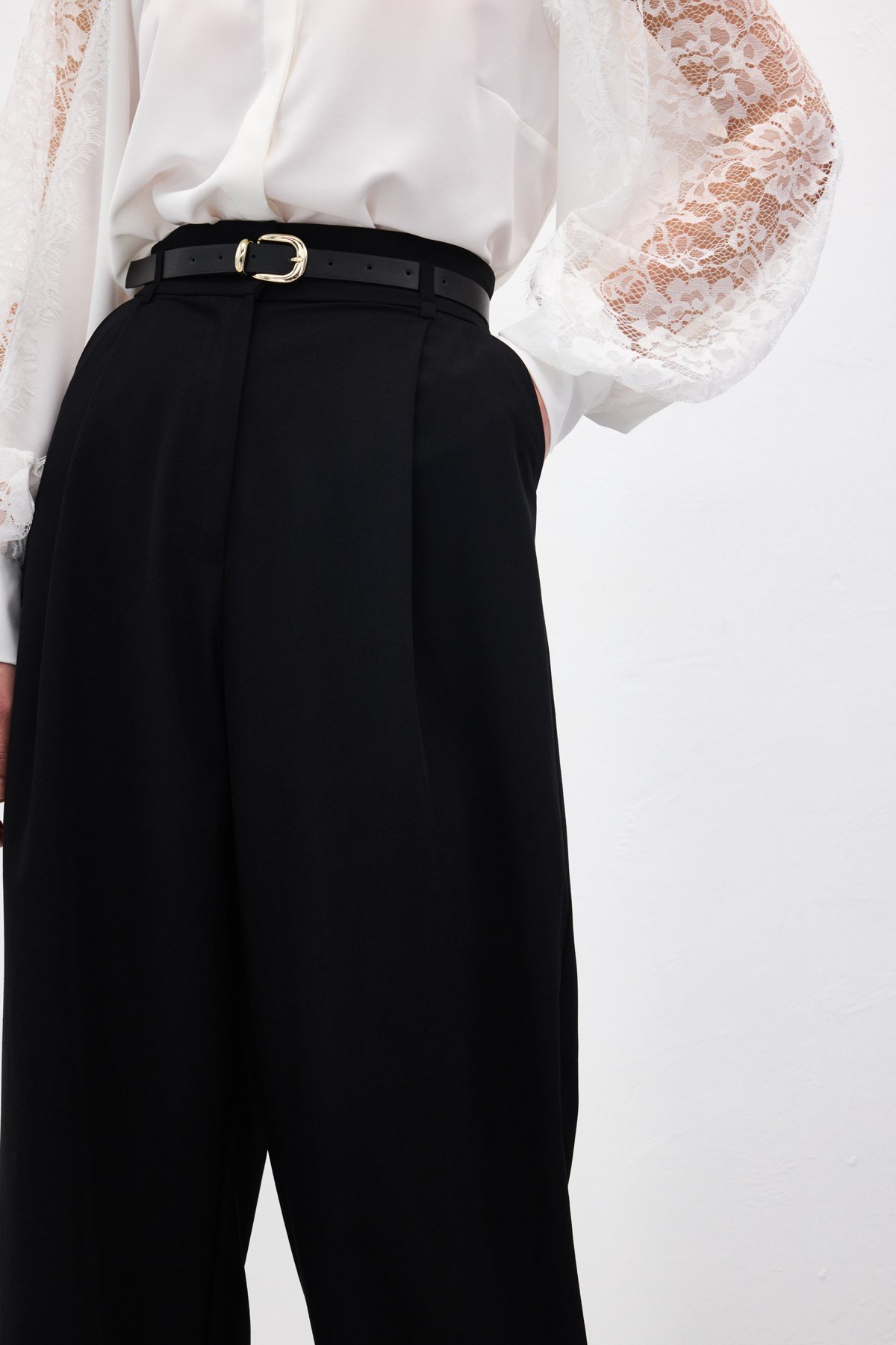 Lena Palazzo Pantolon - Siyah