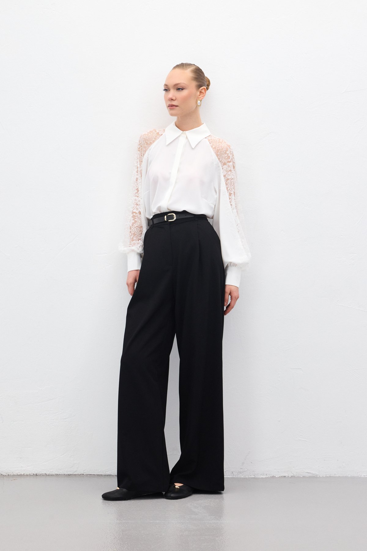 Lena Palazzo Pantolon - Siyah