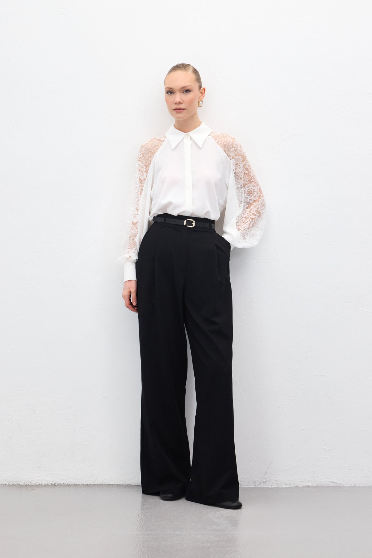 Lena Palazzo Pantolon - Siyah