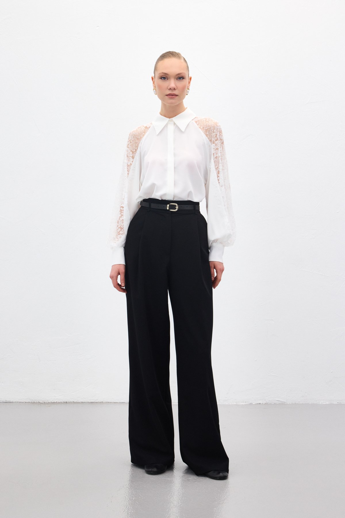 Lena Palazzo Pantolon - Siyah