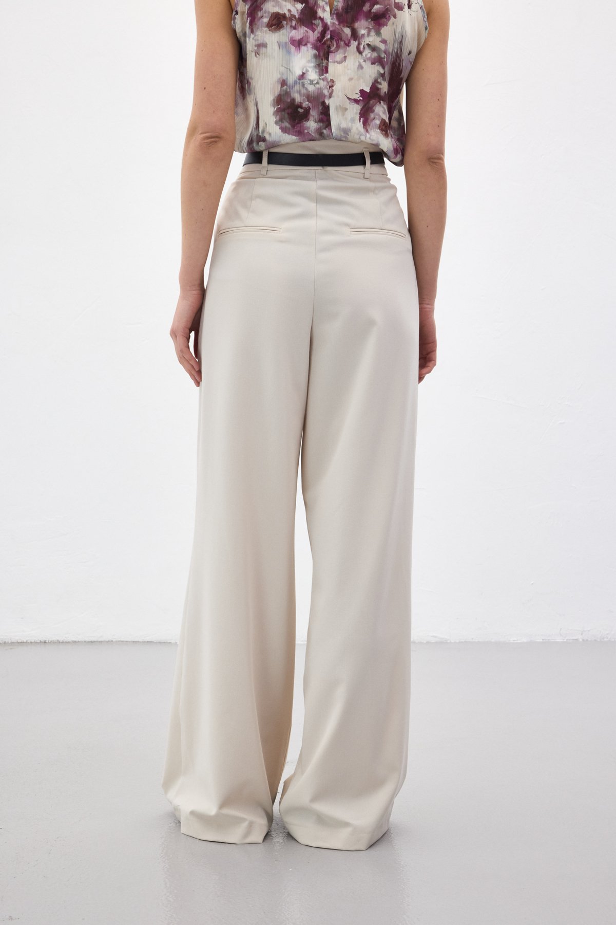 Lena Palazzo Pantolon - Taş