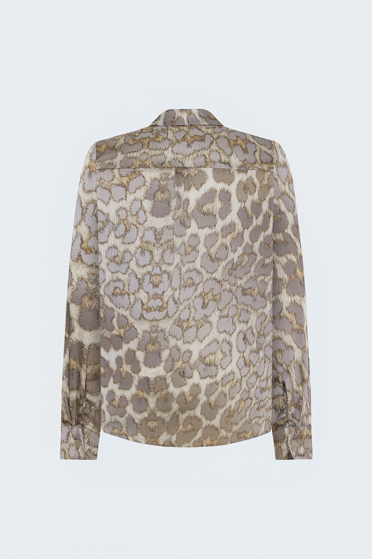 Classic Leopard Print Shirt - Beıge