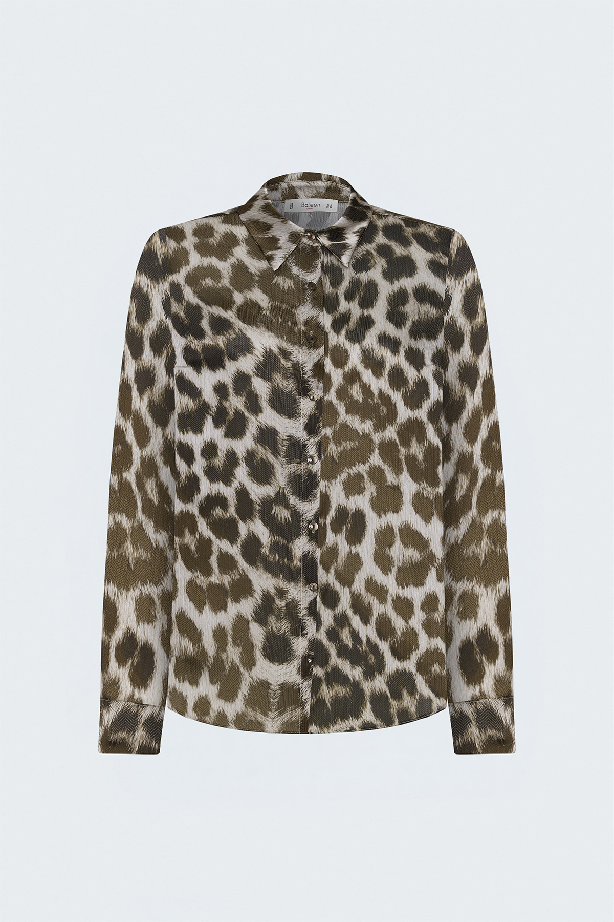 Classic Leopard Print Shirt - Brown
