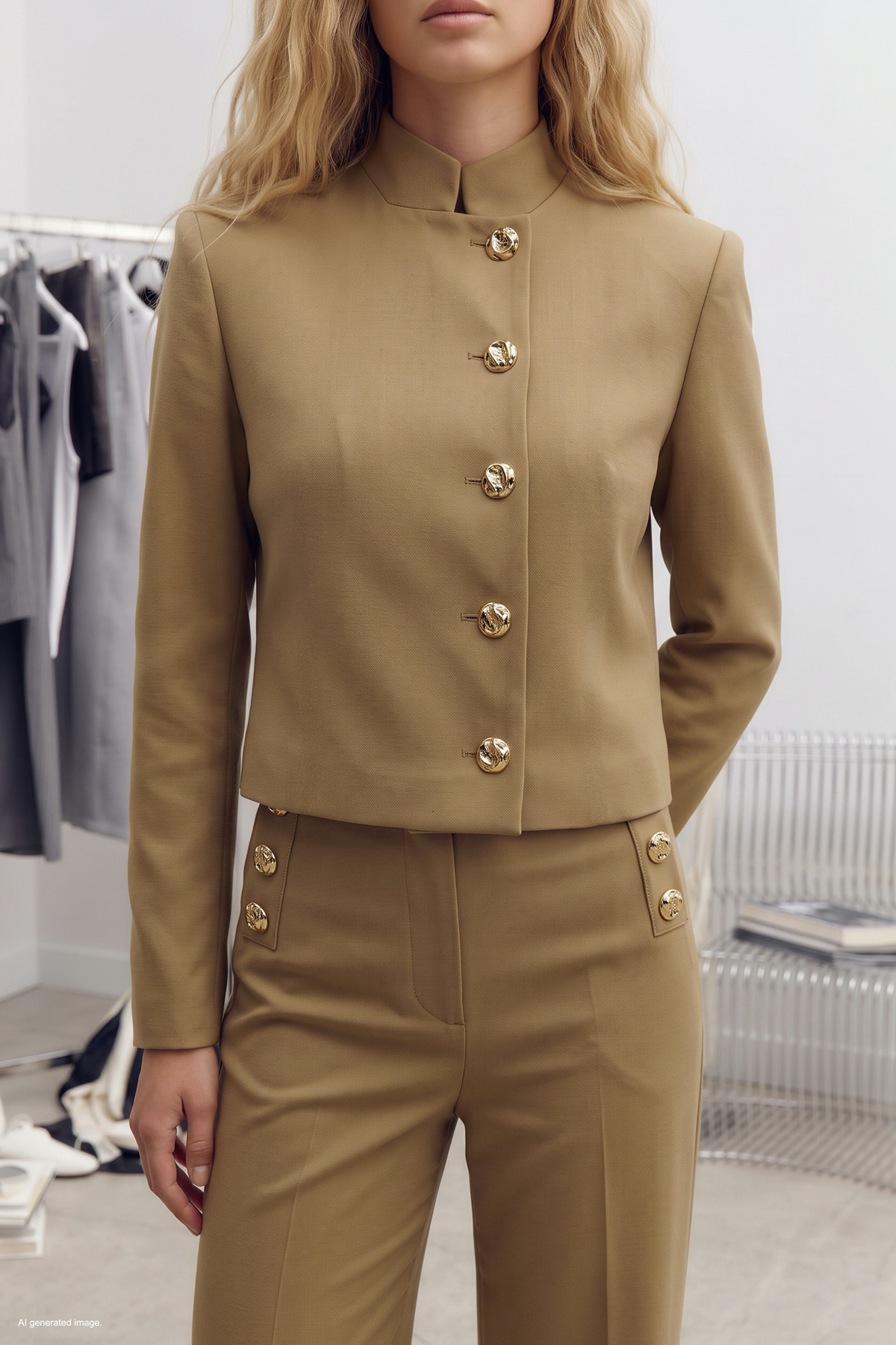 Linda Suit - Camel