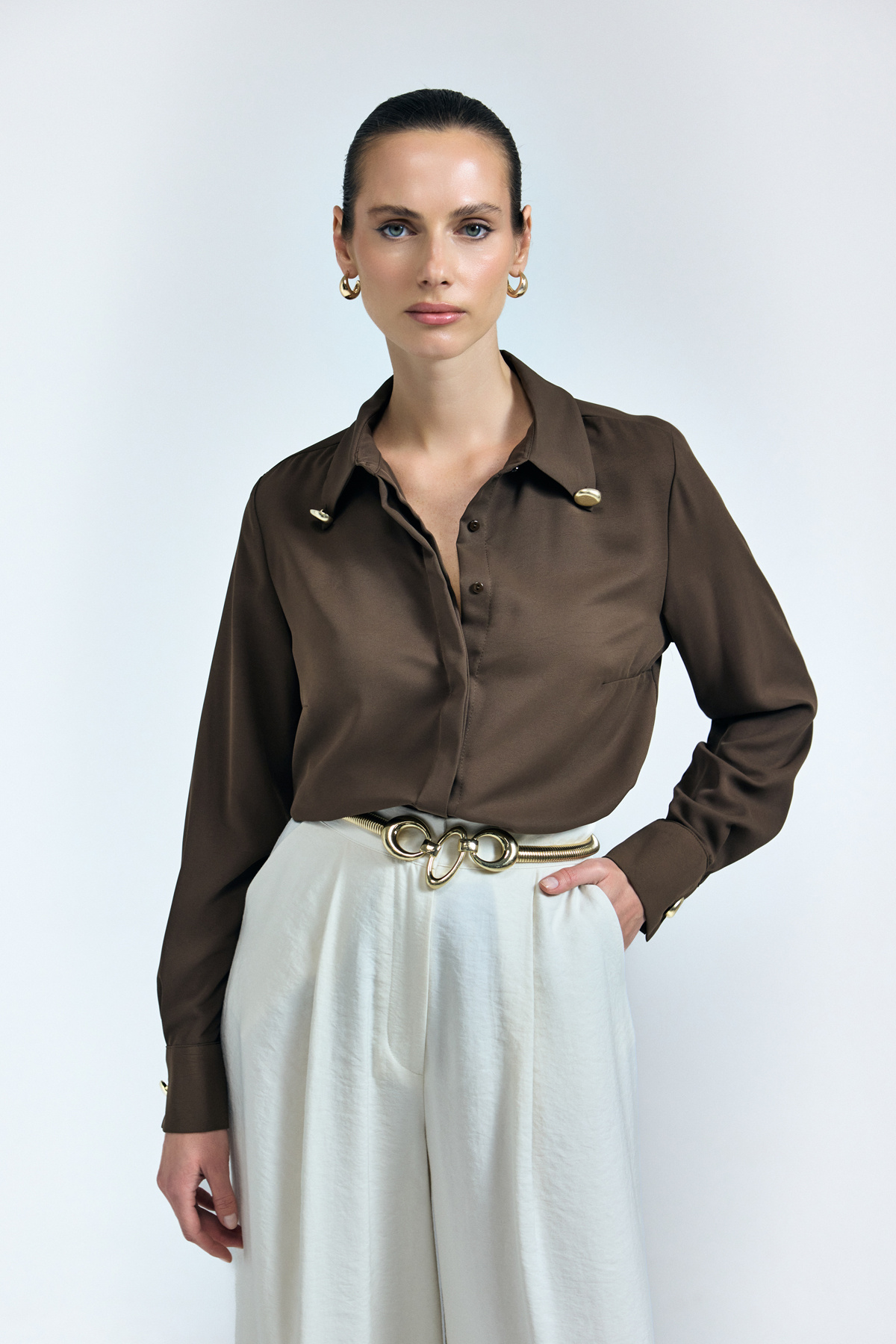 Lucy Shirt - Brown