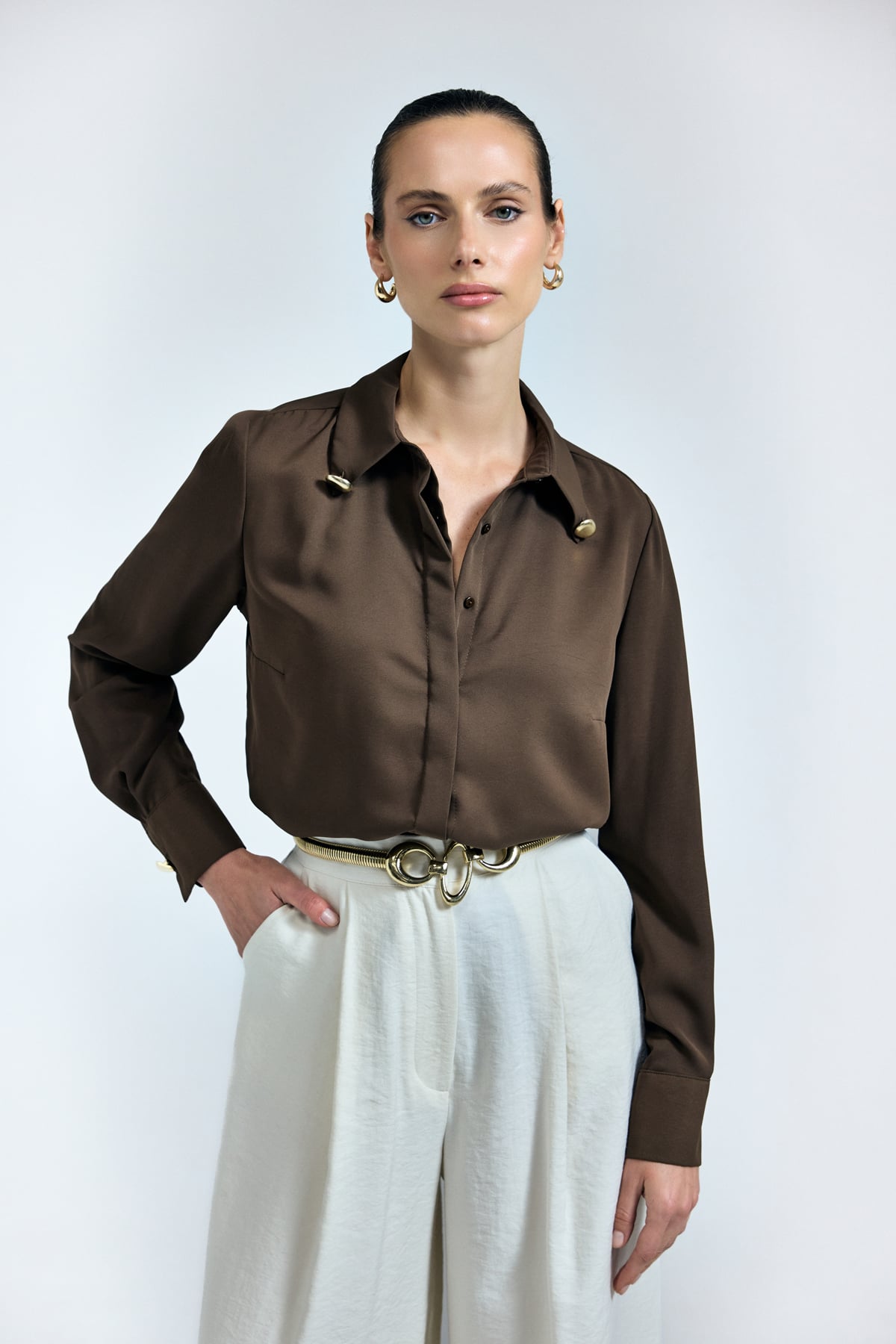 Lucy Shirt - Brown