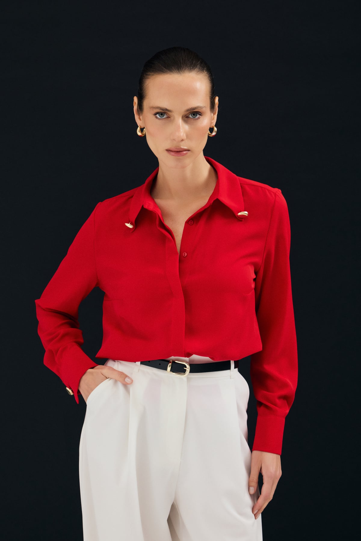 Lucy Shirt - Red
