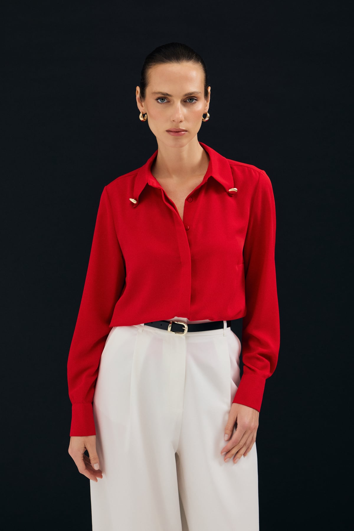 Lucy Shirt - Red