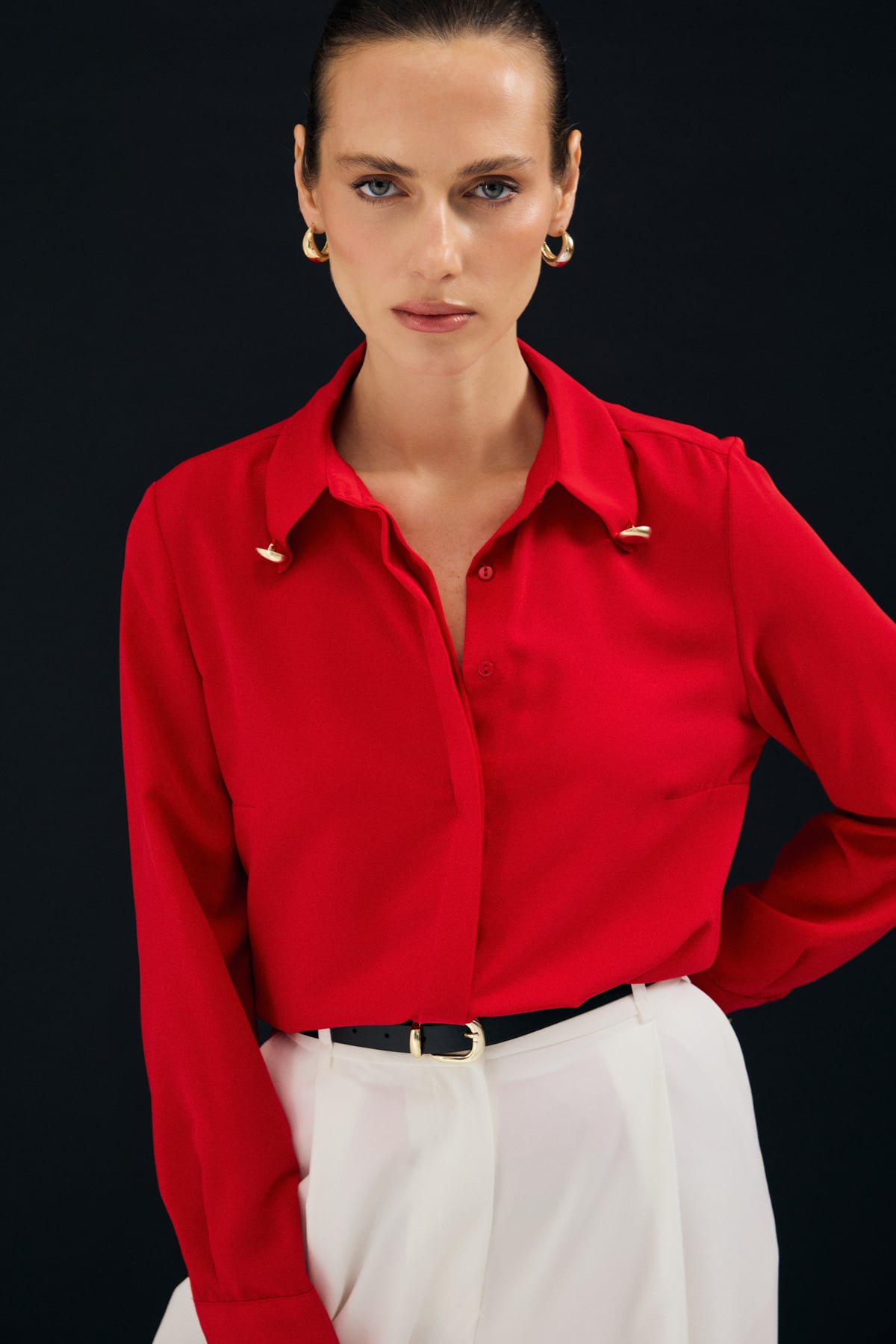 Lucy Shirt - Red
