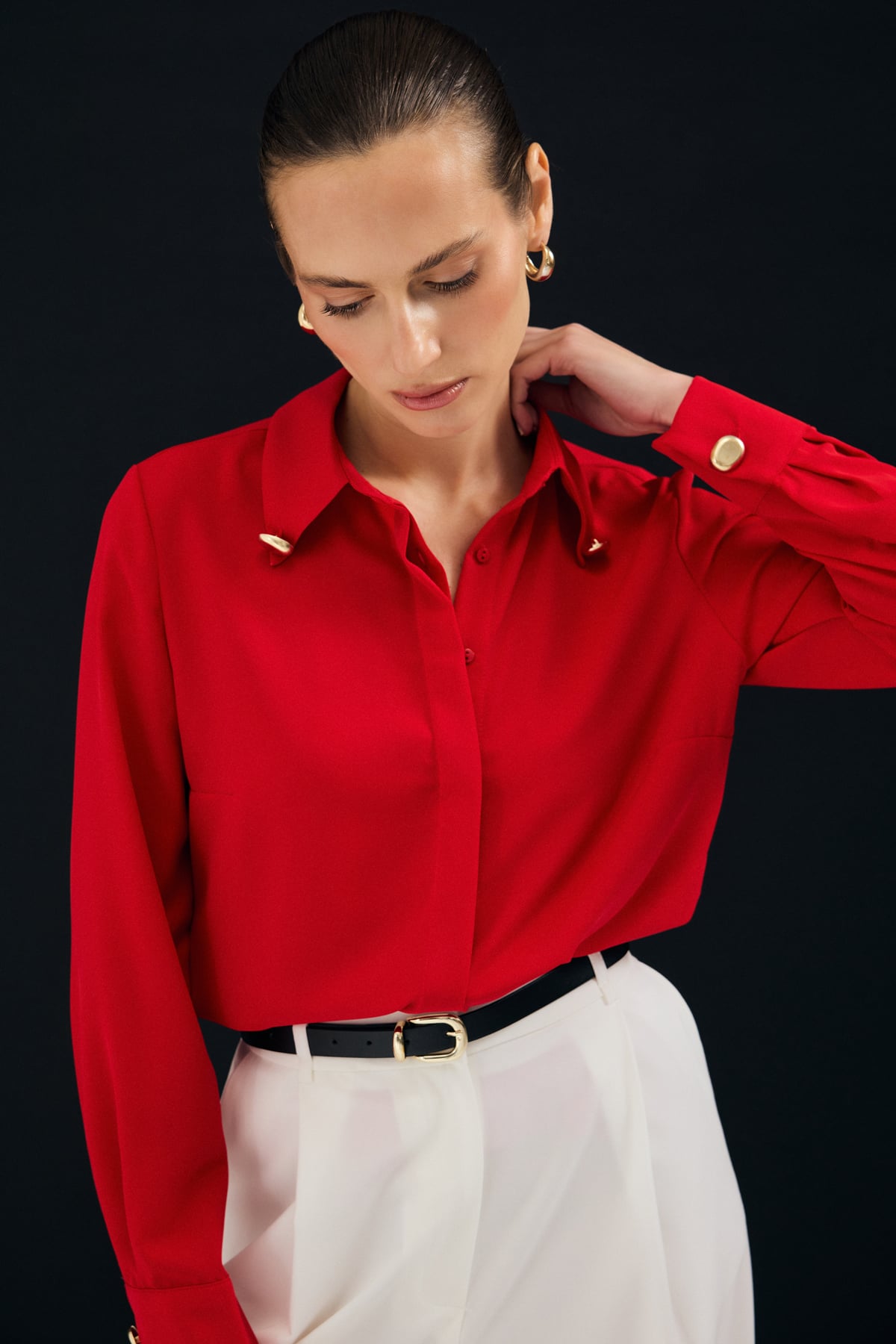 Lucy Shirt - Red
