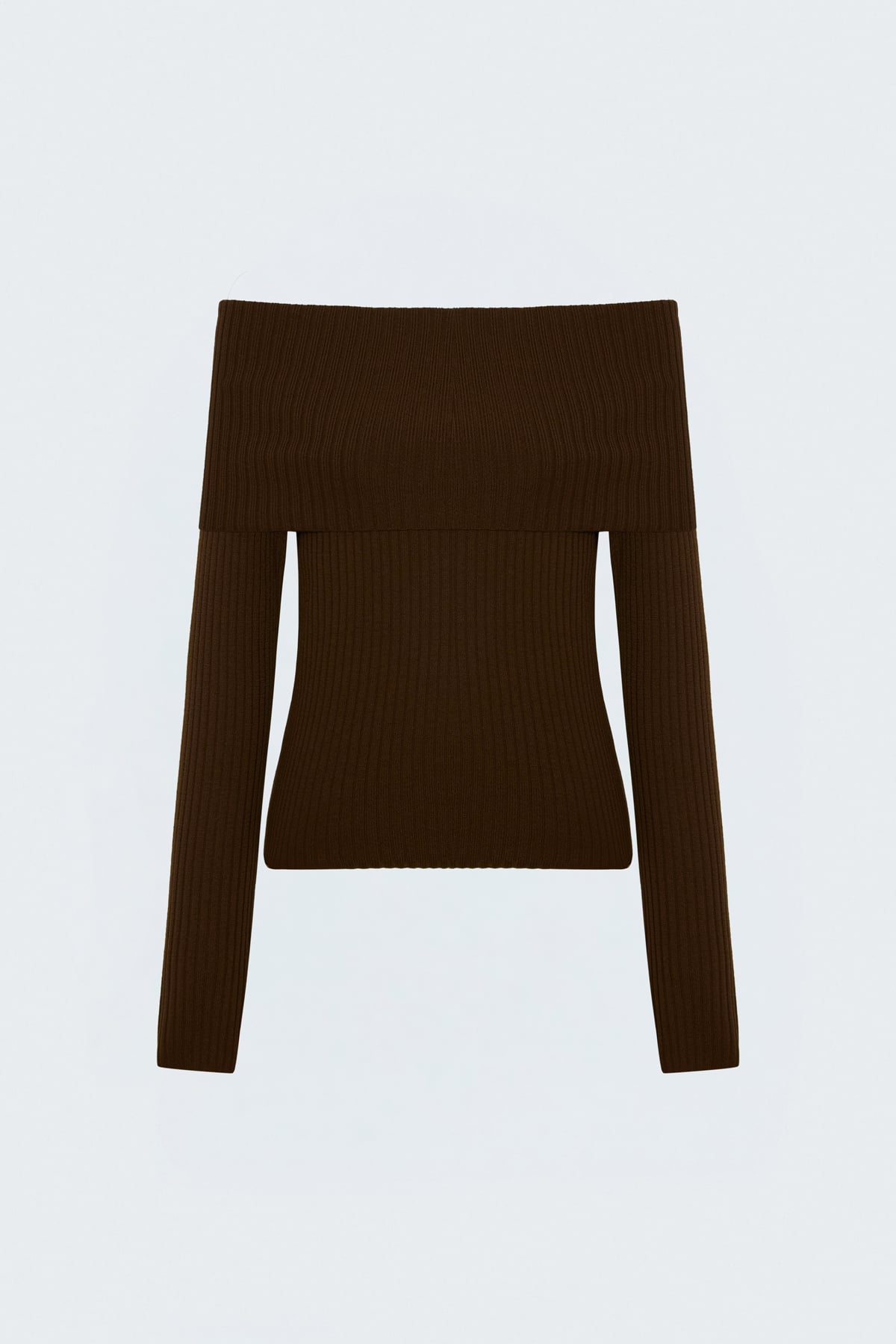 Madonna Collar Sweater - Brown