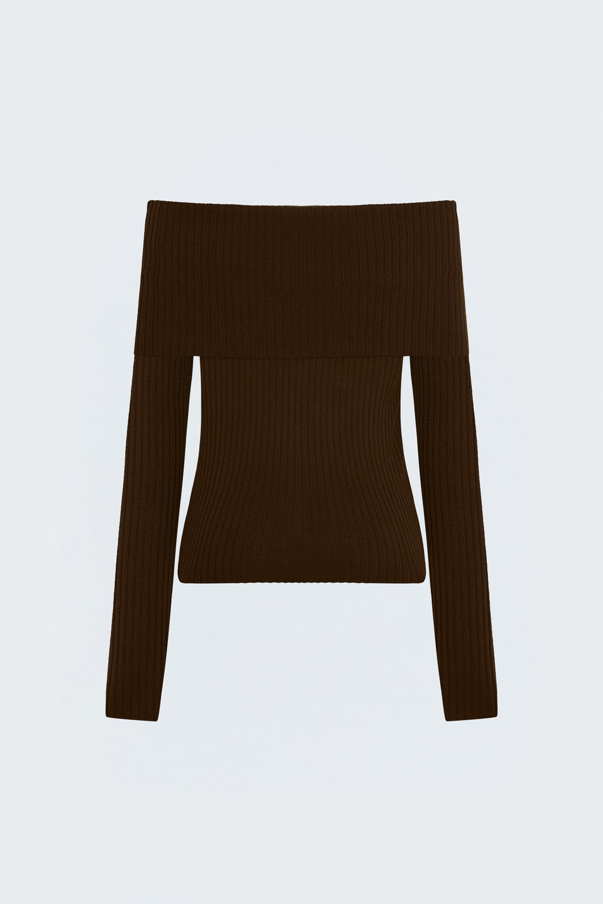 Madonna Collar Sweater - Brown