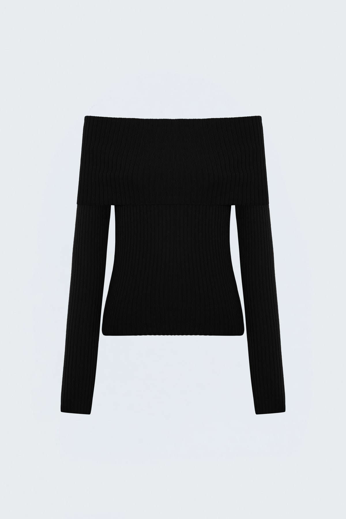 Madonna Collar Sweater - Black