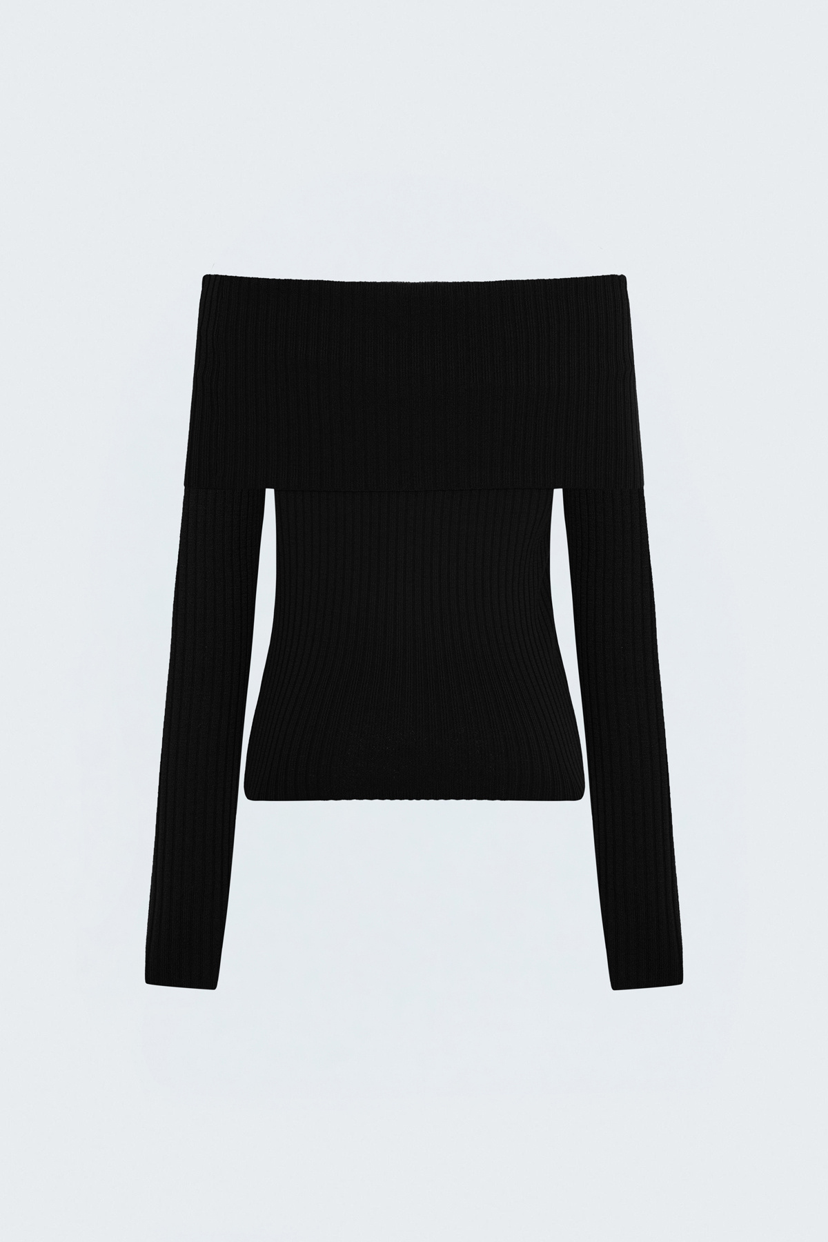 Madonna Collar Sweater - Black