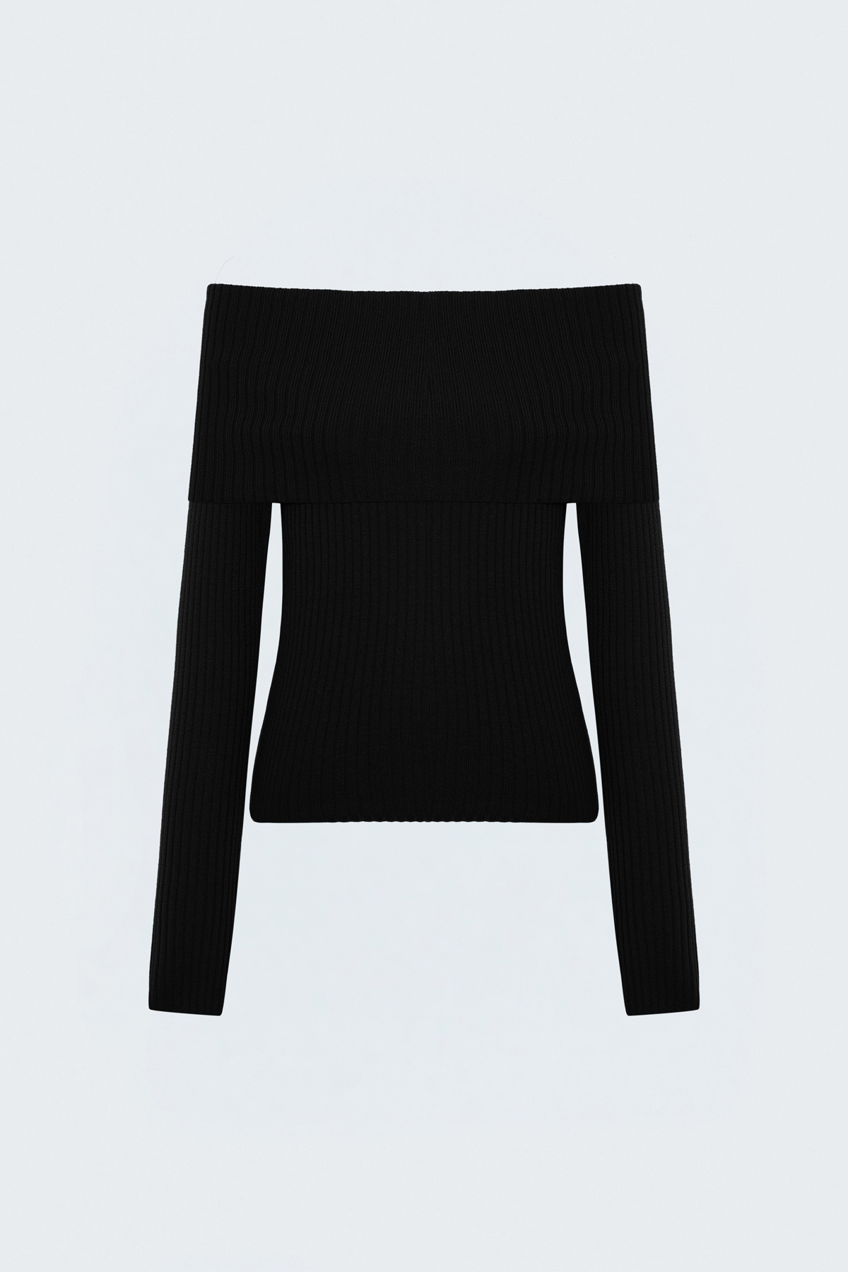 Madonna Collar Sweater - Black