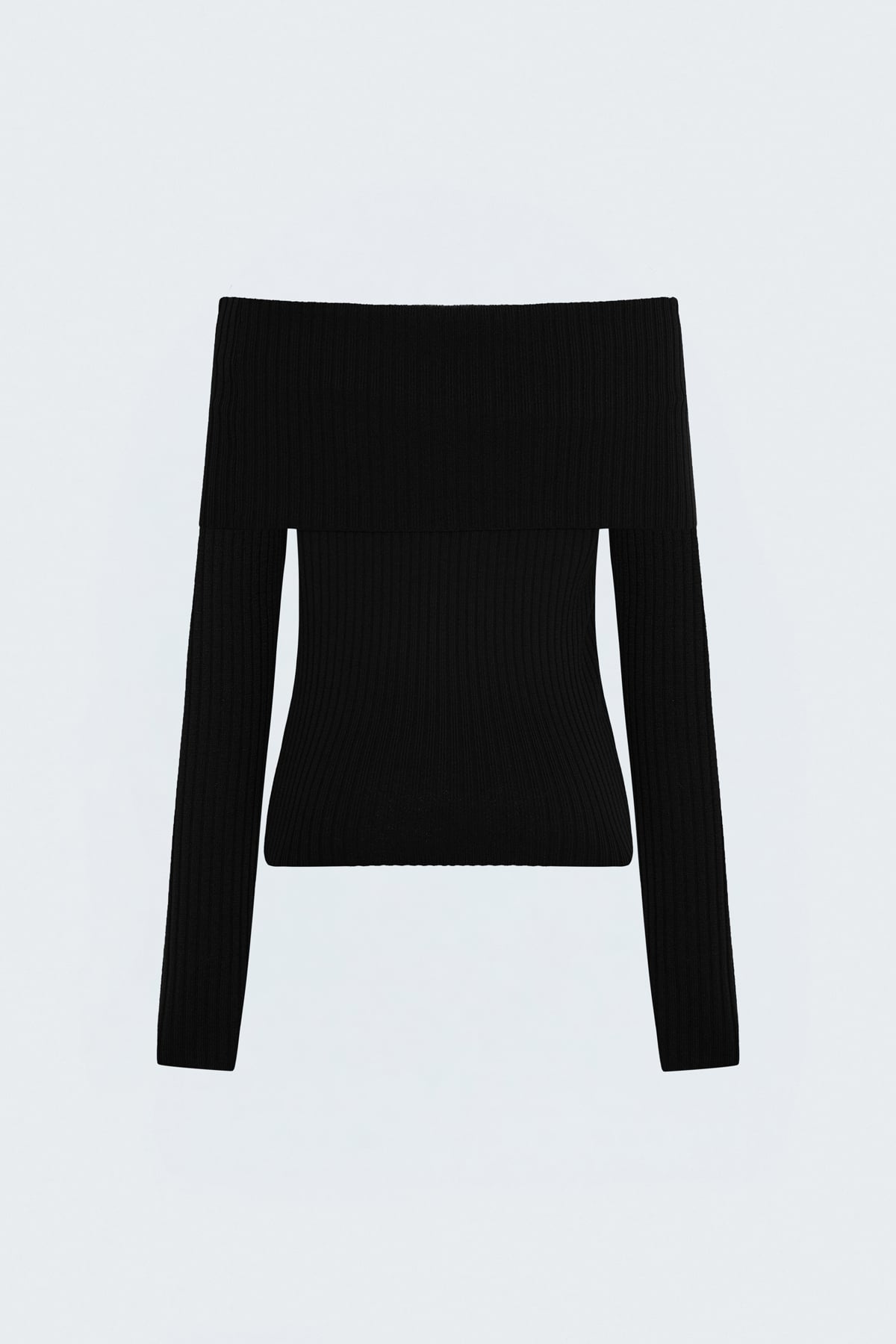 Madonna Collar Sweater - Black