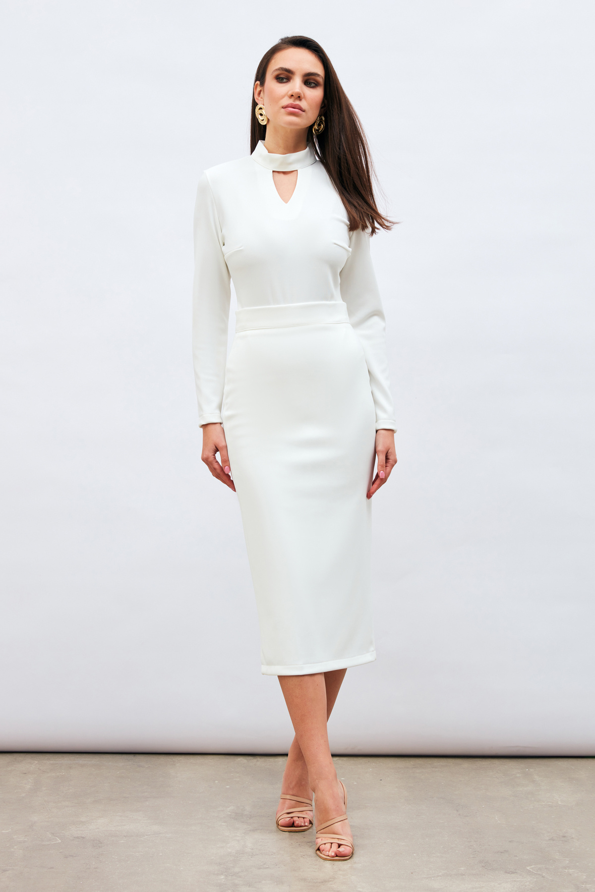 Midi Boy Kalem Etek - EKRU