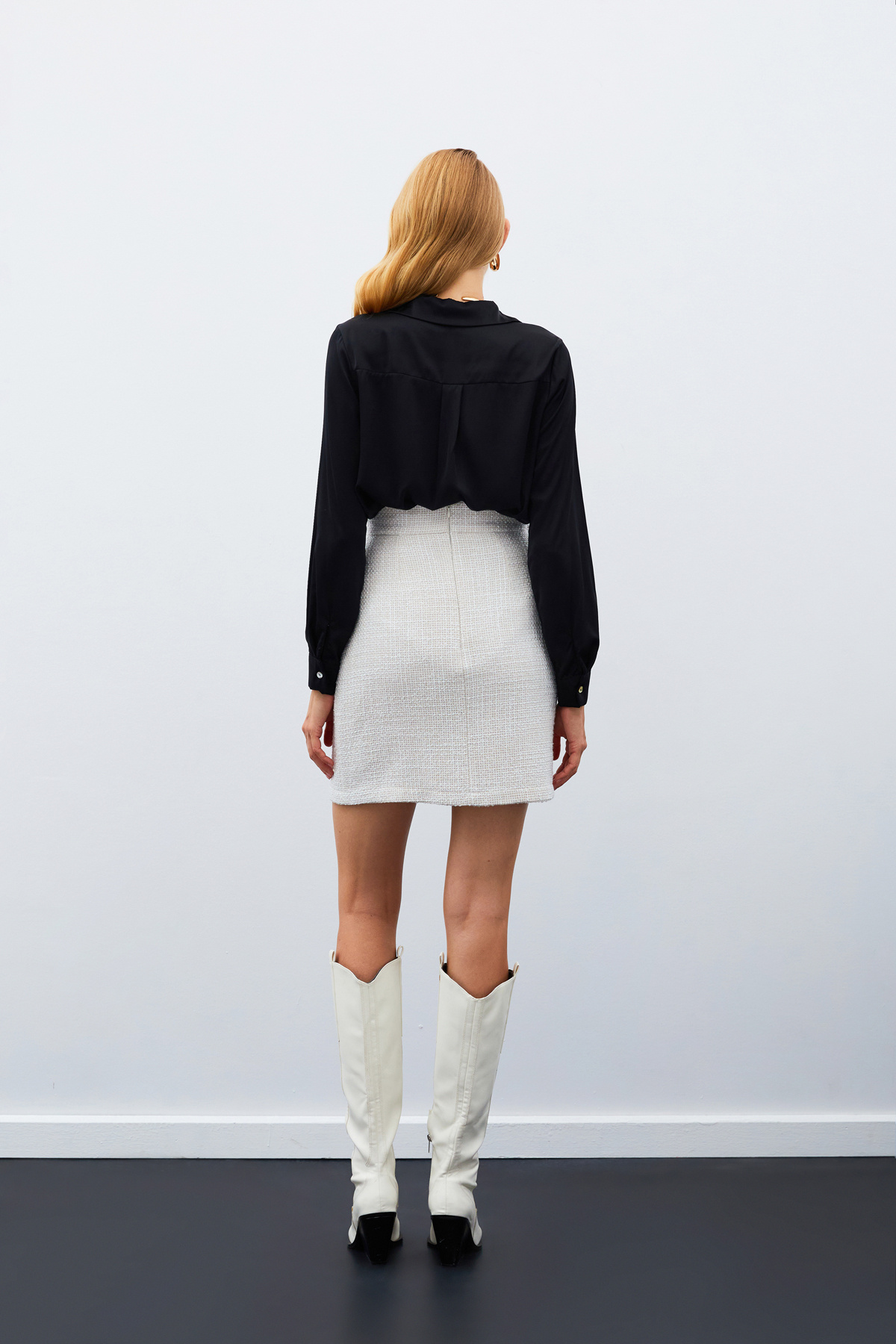 Mini Boy Tüvit Etek - BEJ