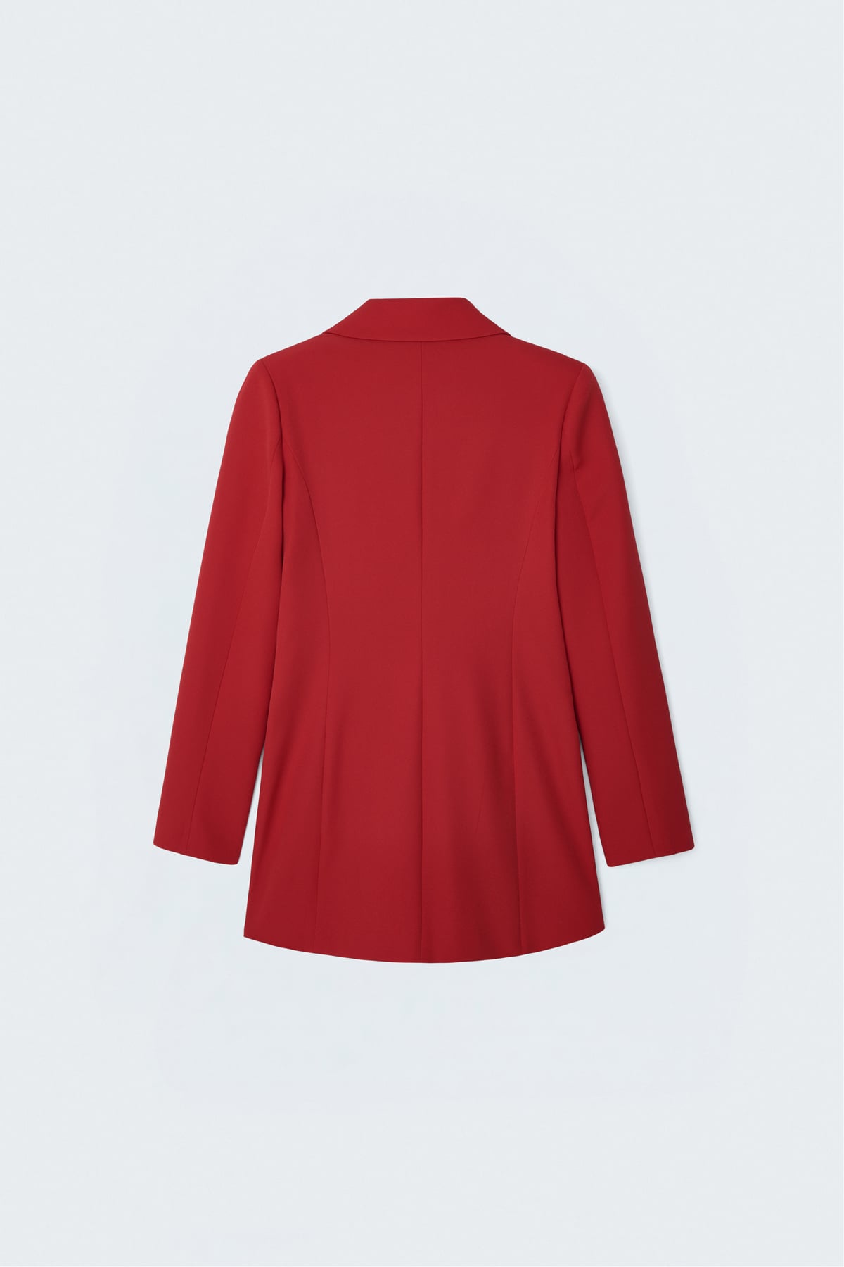 Mono collar classic jacket - Red