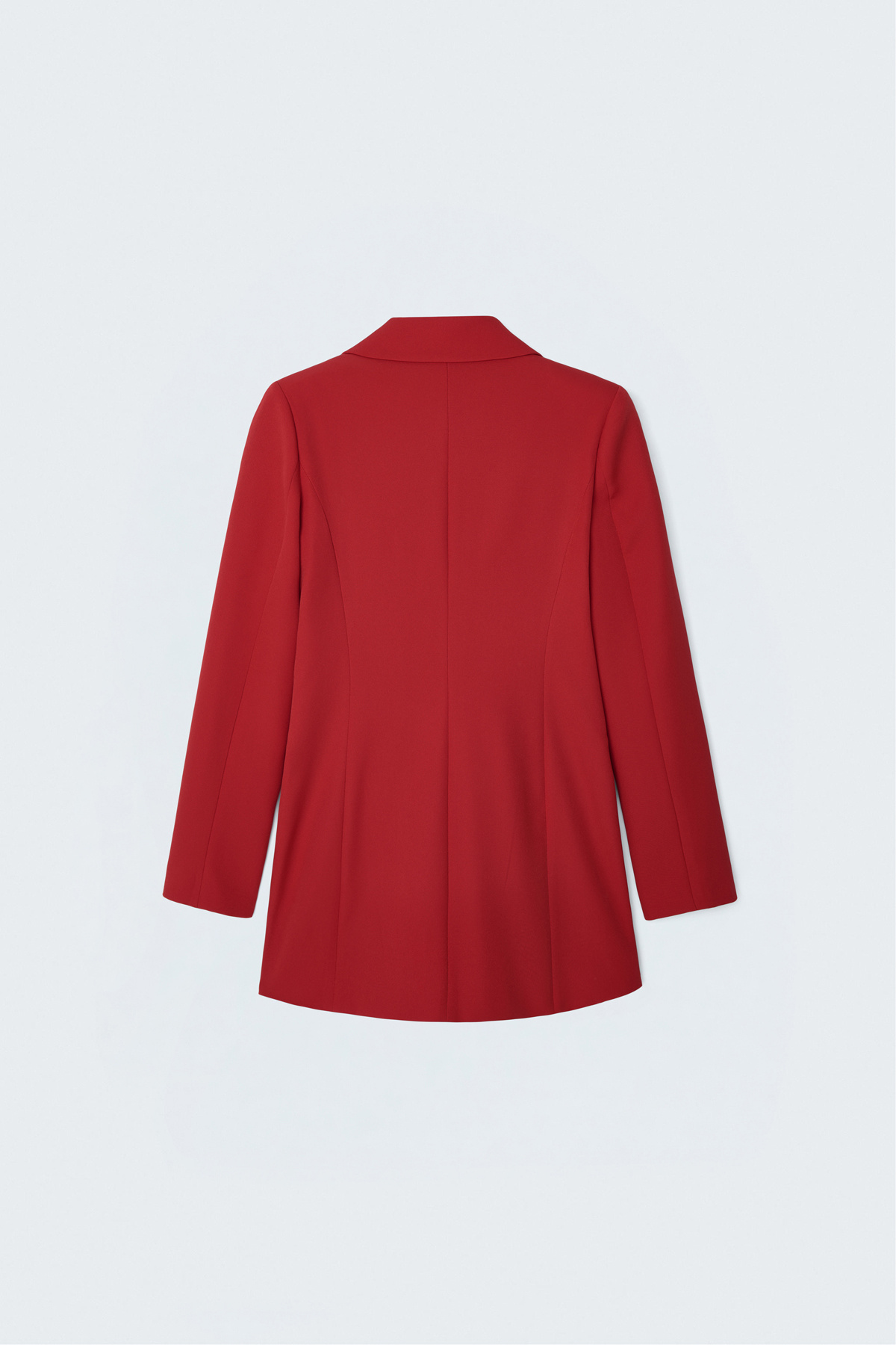 Mono collar classic jacket - Red