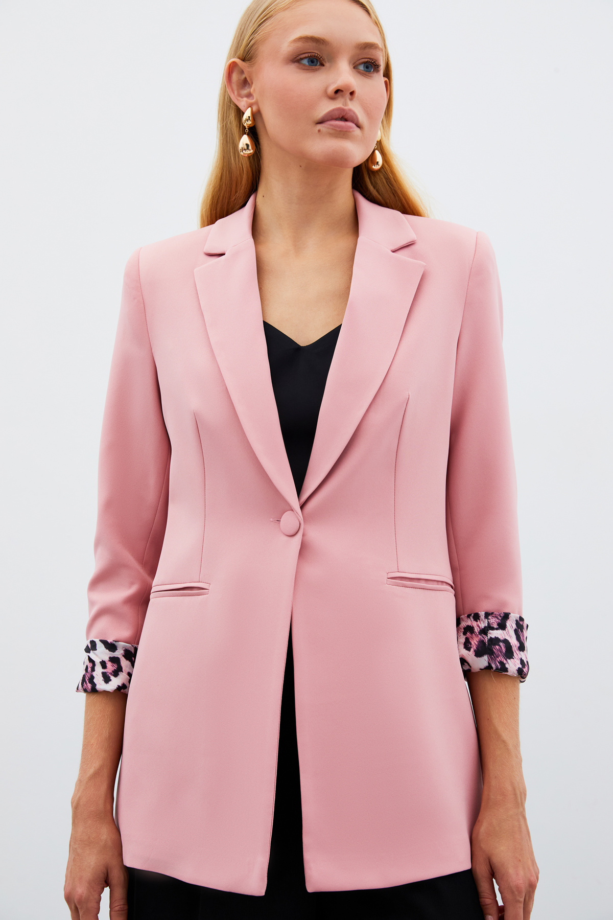 Mono Yaka Klasik Ceket - PUDRA