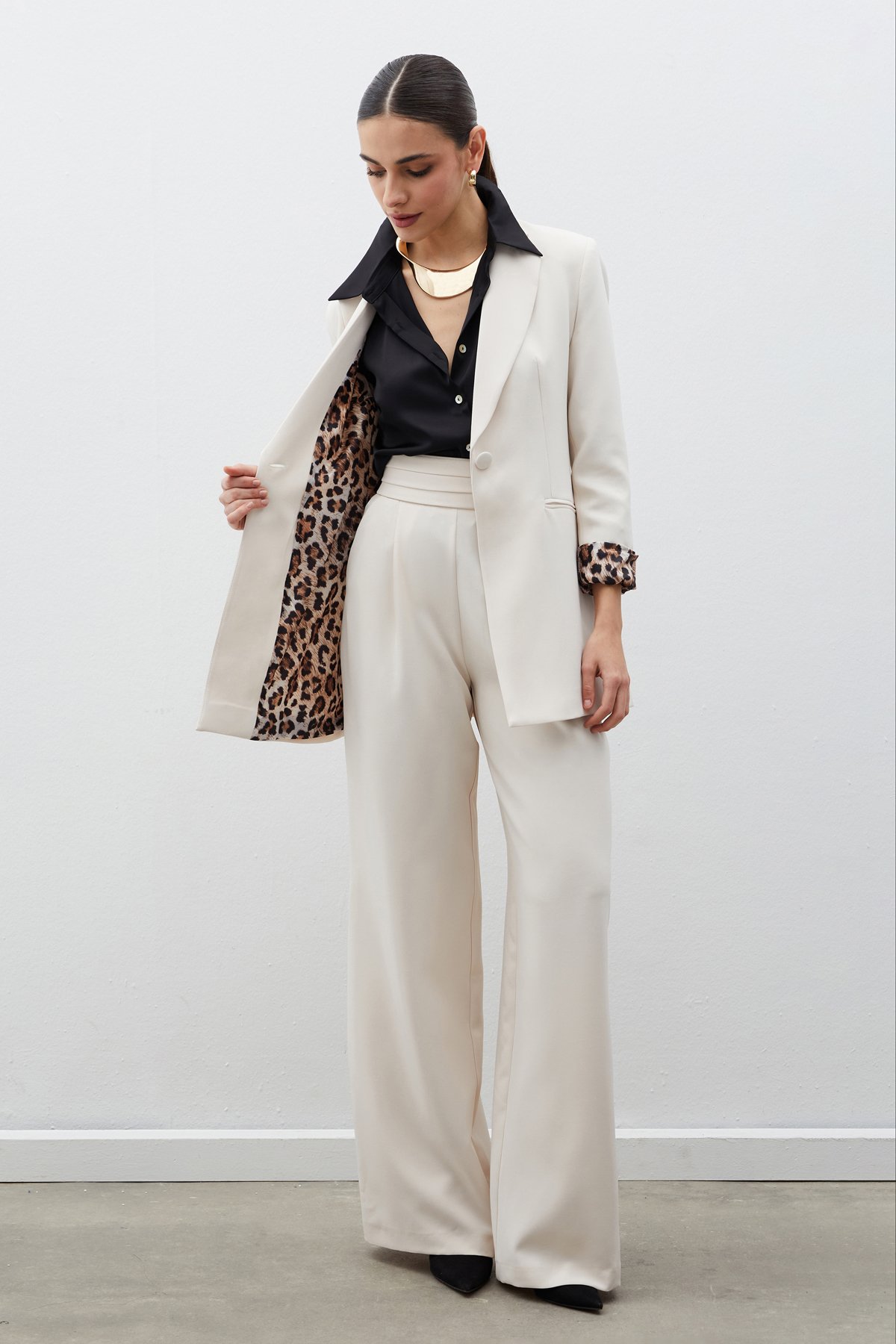 Mono Yaka Klasik Ceket - TAŞ