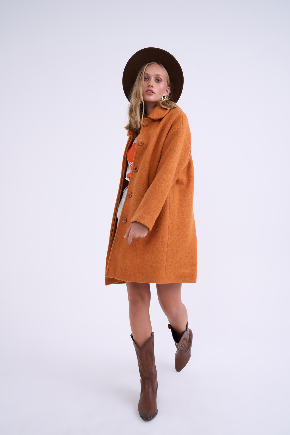 Oversize cepli kaban - ORANJ