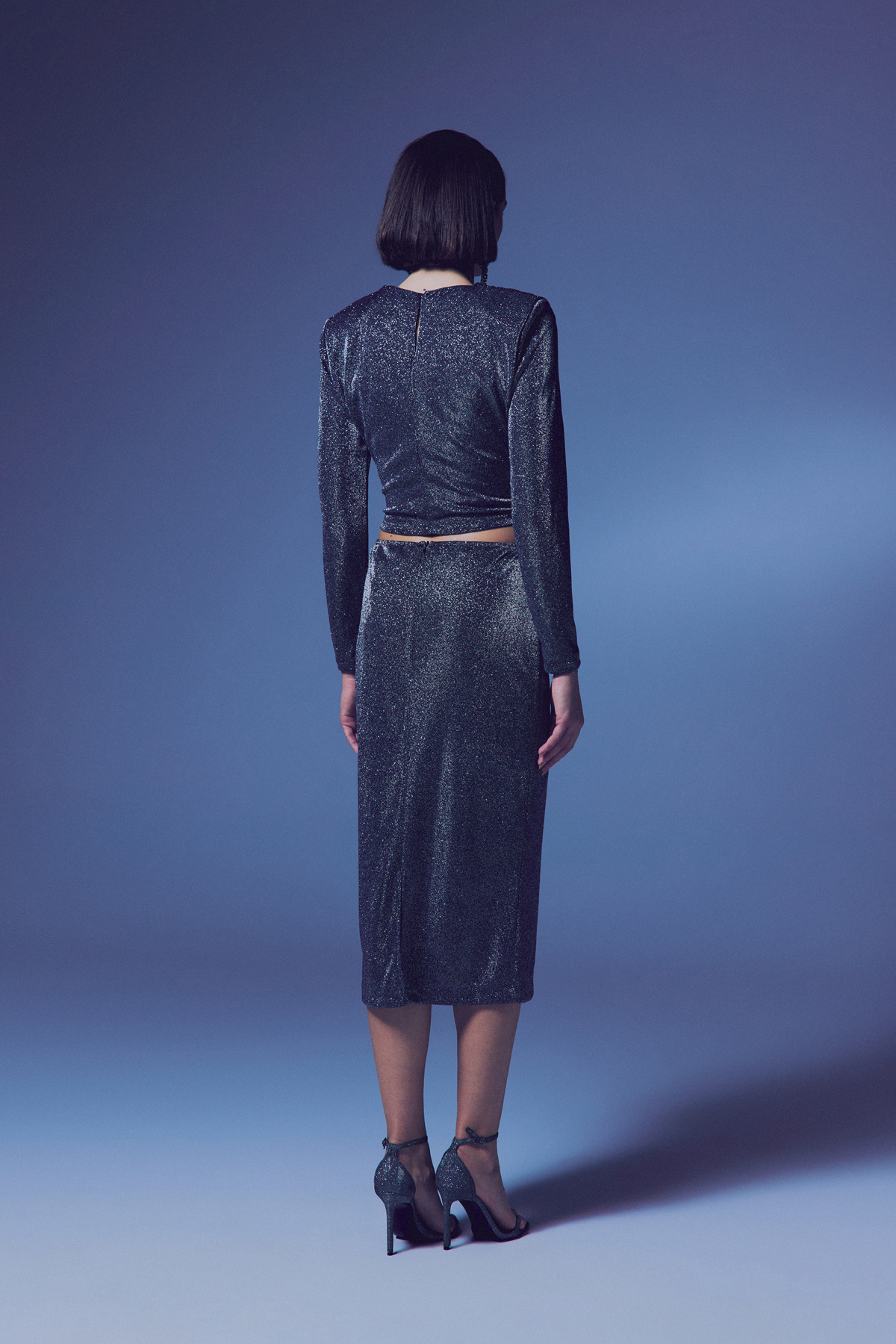 Parlak Kalem Etek - Antrasit