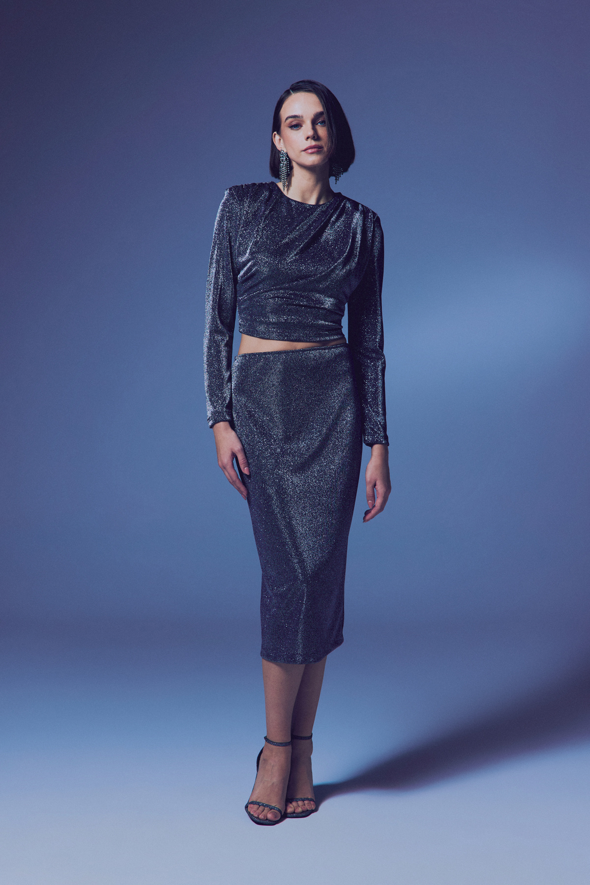 Parlak Kalem Etek - Antrasit