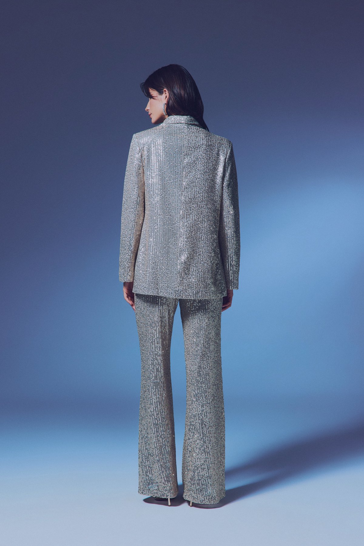 Payetli Salaş Ceket - BEJ